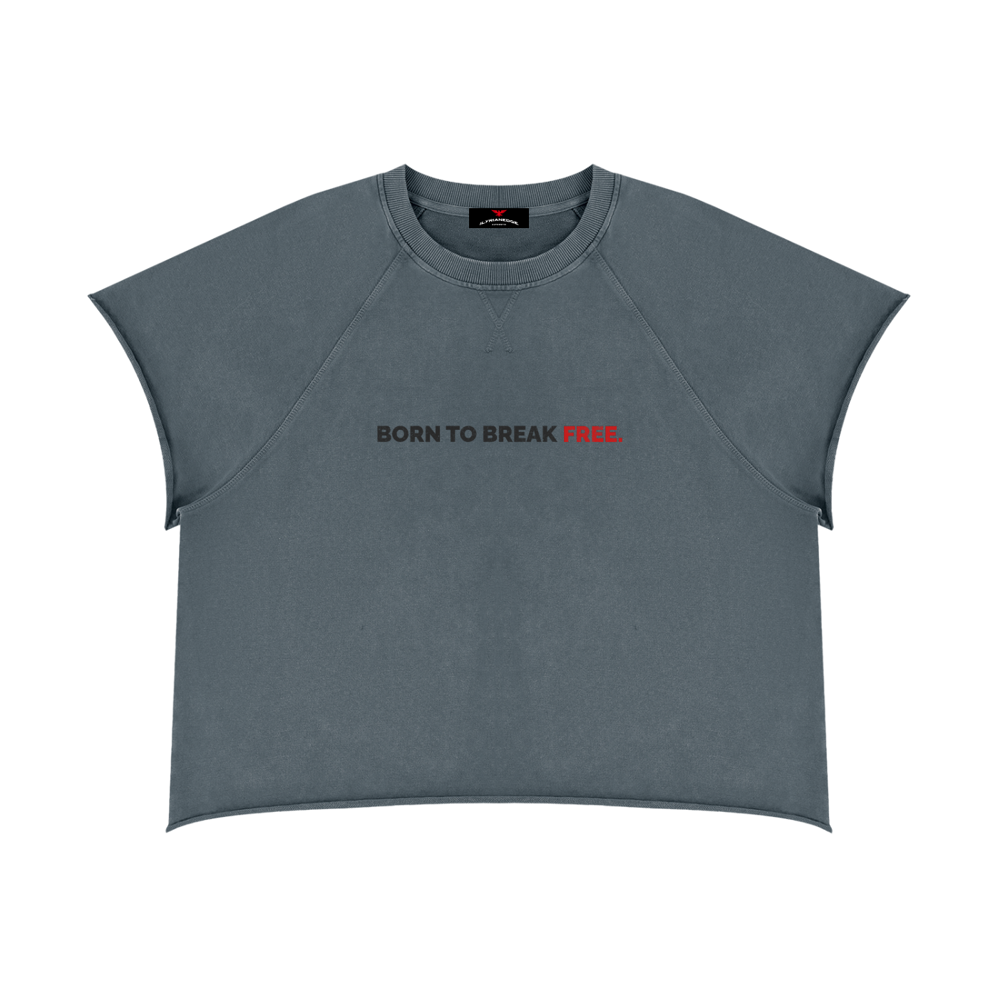 Break Free  | Vintage Wash Raw Edge T-Shirt | ILYRIANEDGE