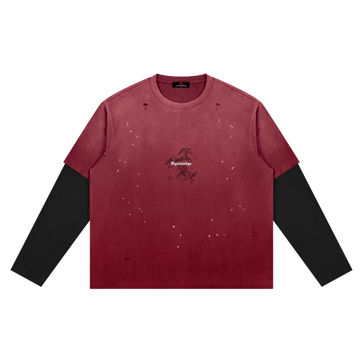Wild Heritage | Vintage Wash Layer T-Shirt Distressed | ILYRIANEDGE