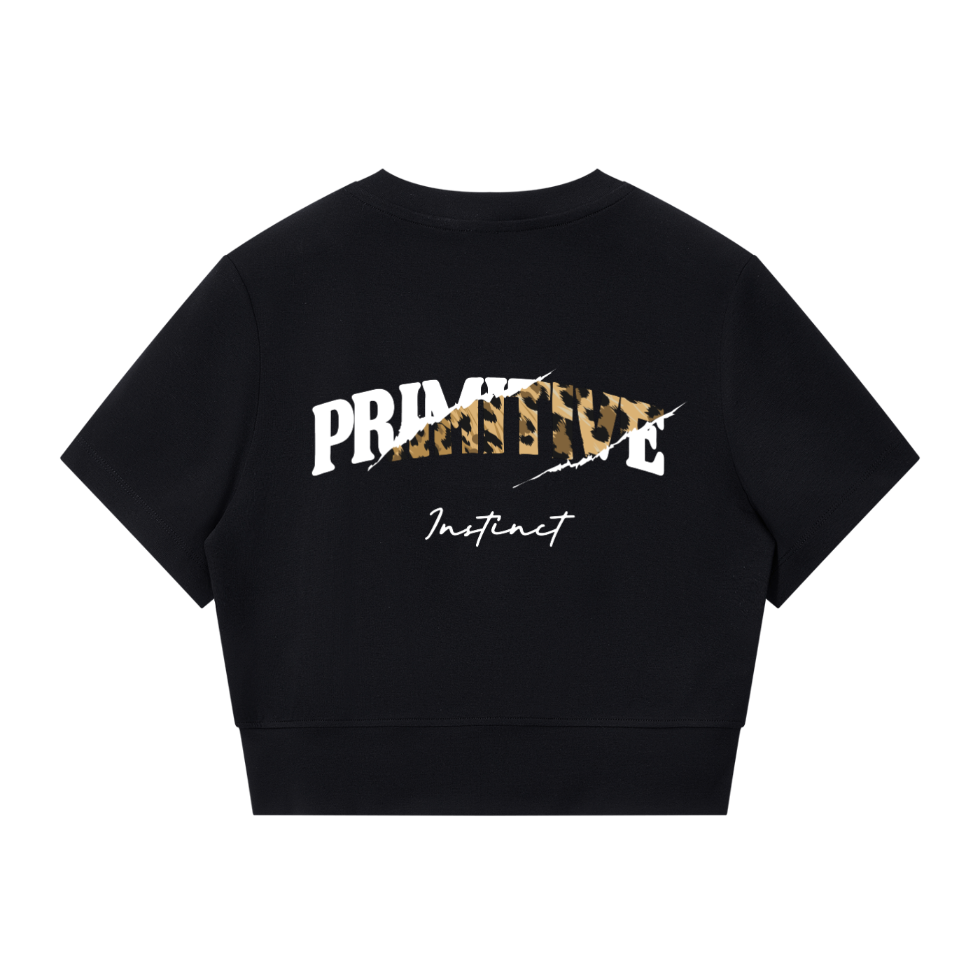 Primitive Instinct | Full Zip Crop T-Shirt | ILYRIANEDGE