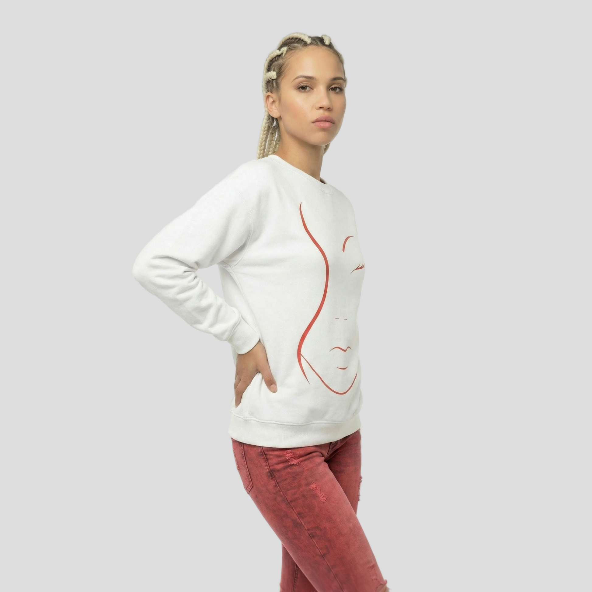 Simplicity Beauty | Oversized Sweatshirt | ILYRIANEDGE