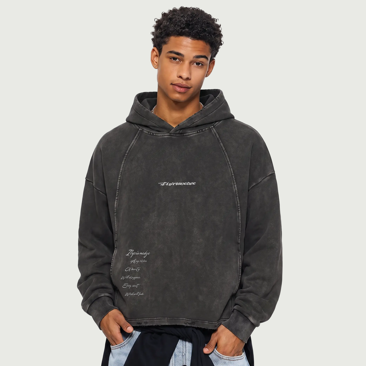 Fade | Frayed Hem Vintage Washed Hoodie | ILYRIANEDGE