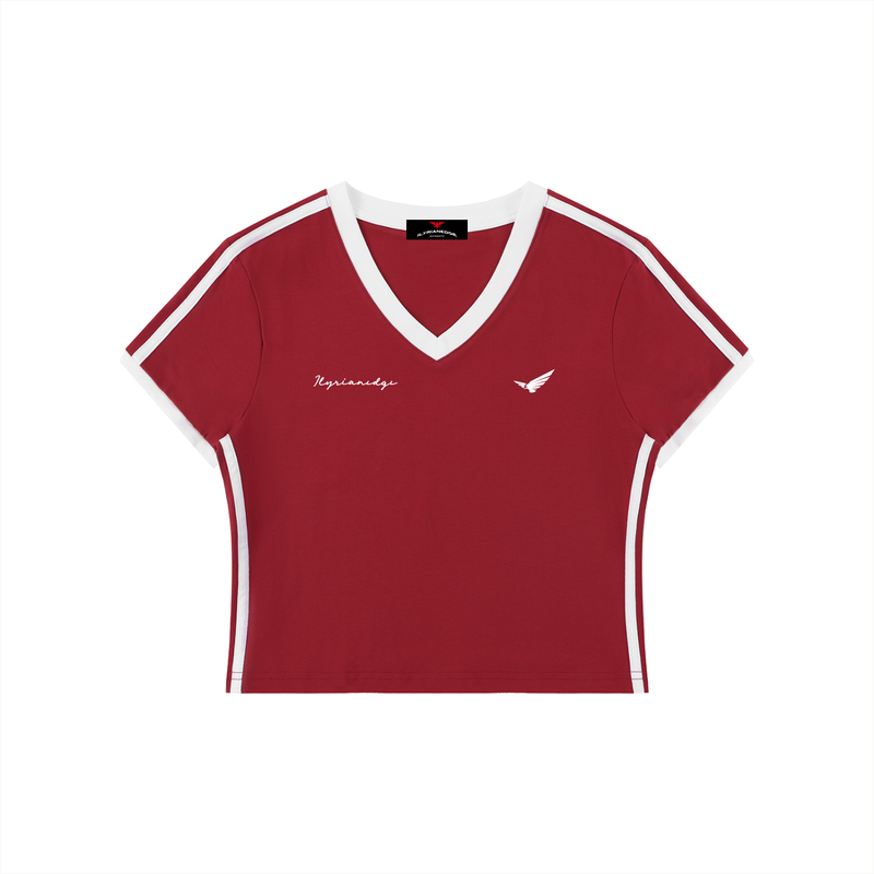 Everyday Beginnings | V-Neck Crop T-Shirt | ILYRIANEDGE