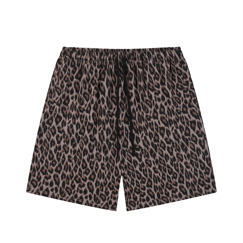 Wild Instinct | Heavyweight Leopard Drawstring Shorts | ILYRIANEDGE