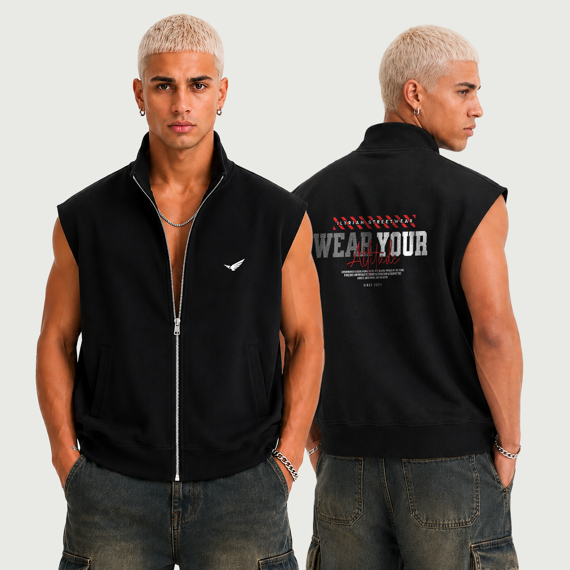 Apex | Heavyweight Zip Vest | ILYRIANEDGE