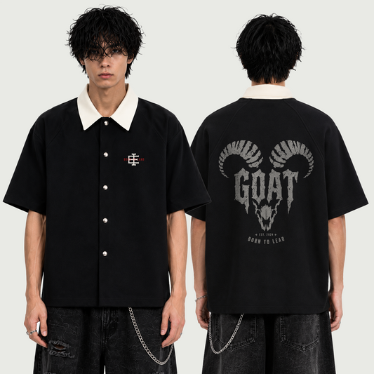 Goat | Premium Oversized Color Block Boxy Shirt | ILYRIANEDGE