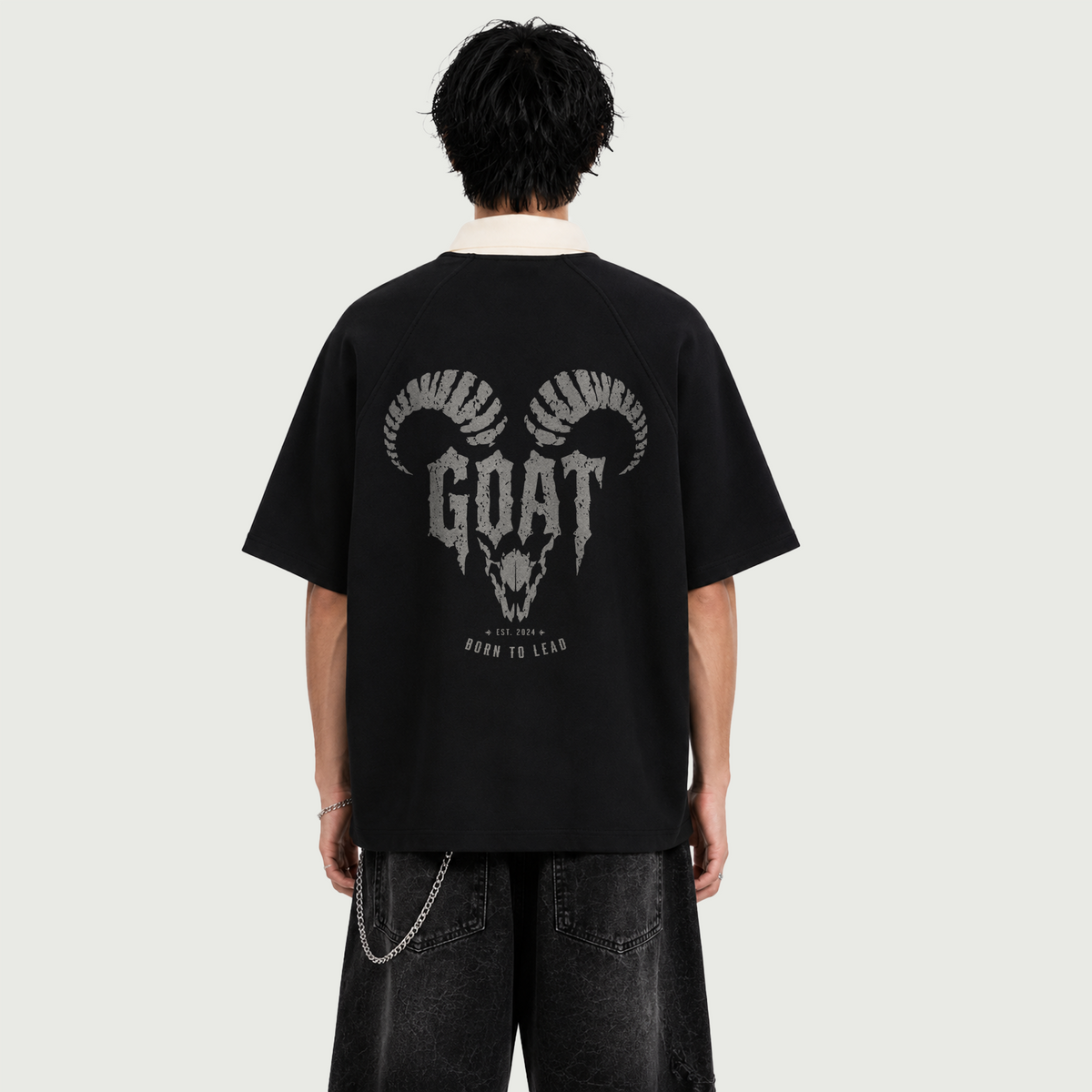 Goat | Premium Oversized Color Block Boxy Shirt | ILYRIANEDGE