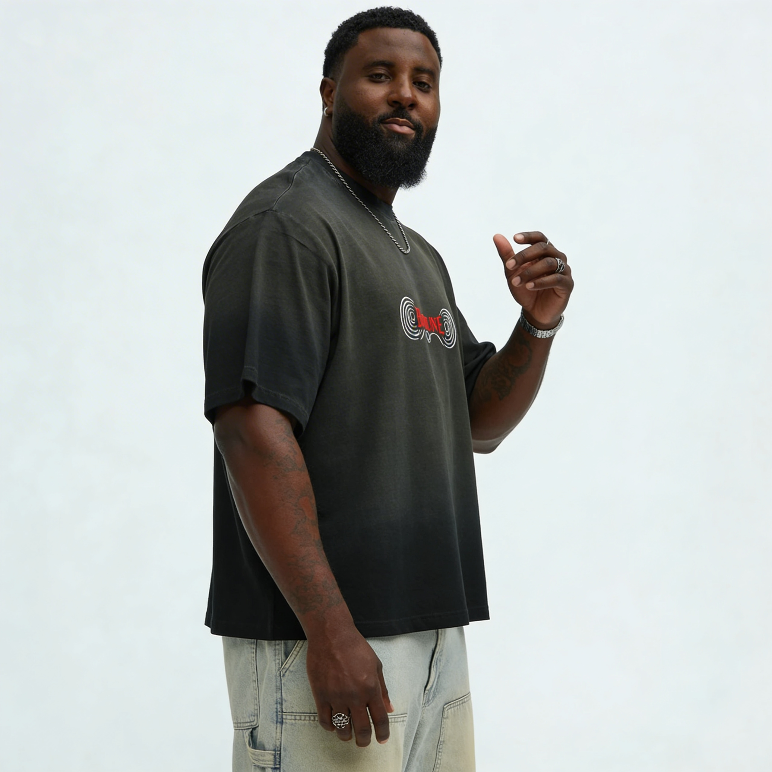 Bloodline - 260GSM Unisex Boxy Sun Faded T-shirt