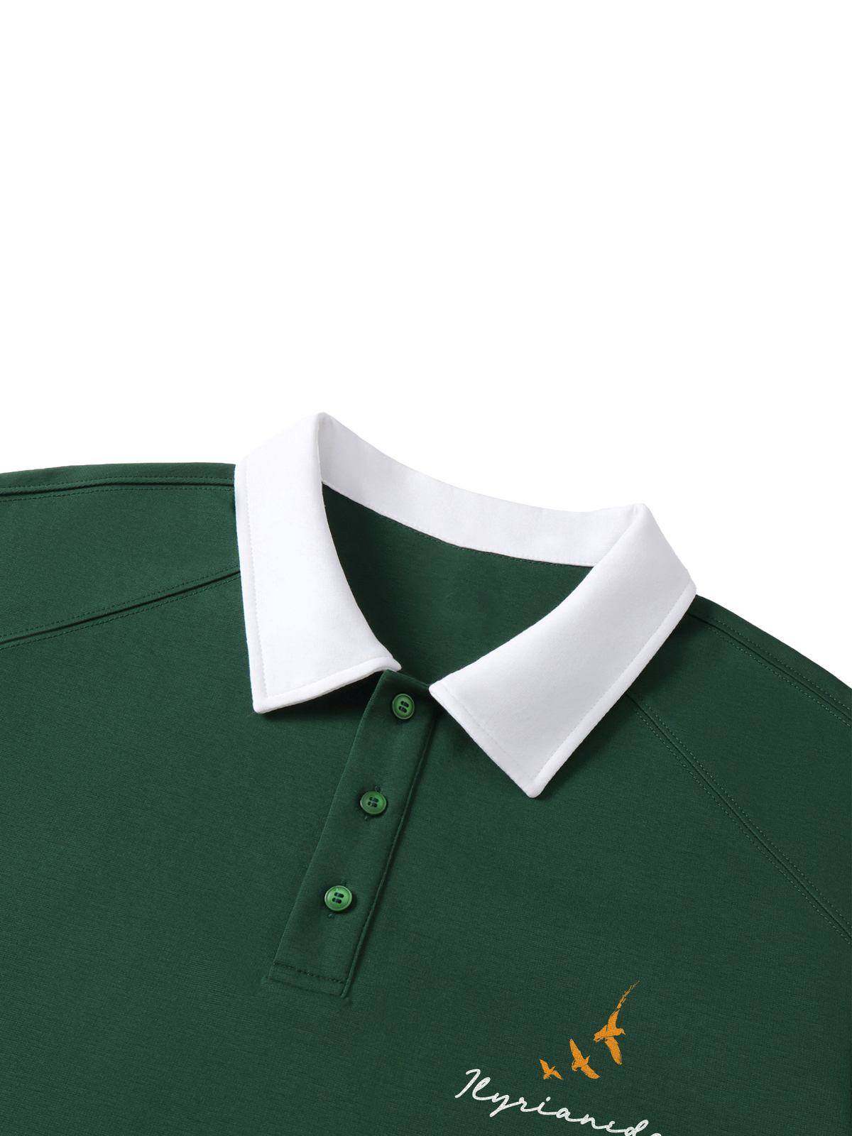 Ilyrianedge | Premium Contrast Collar Raglan Polo Shirt | ILYRIANEDGE