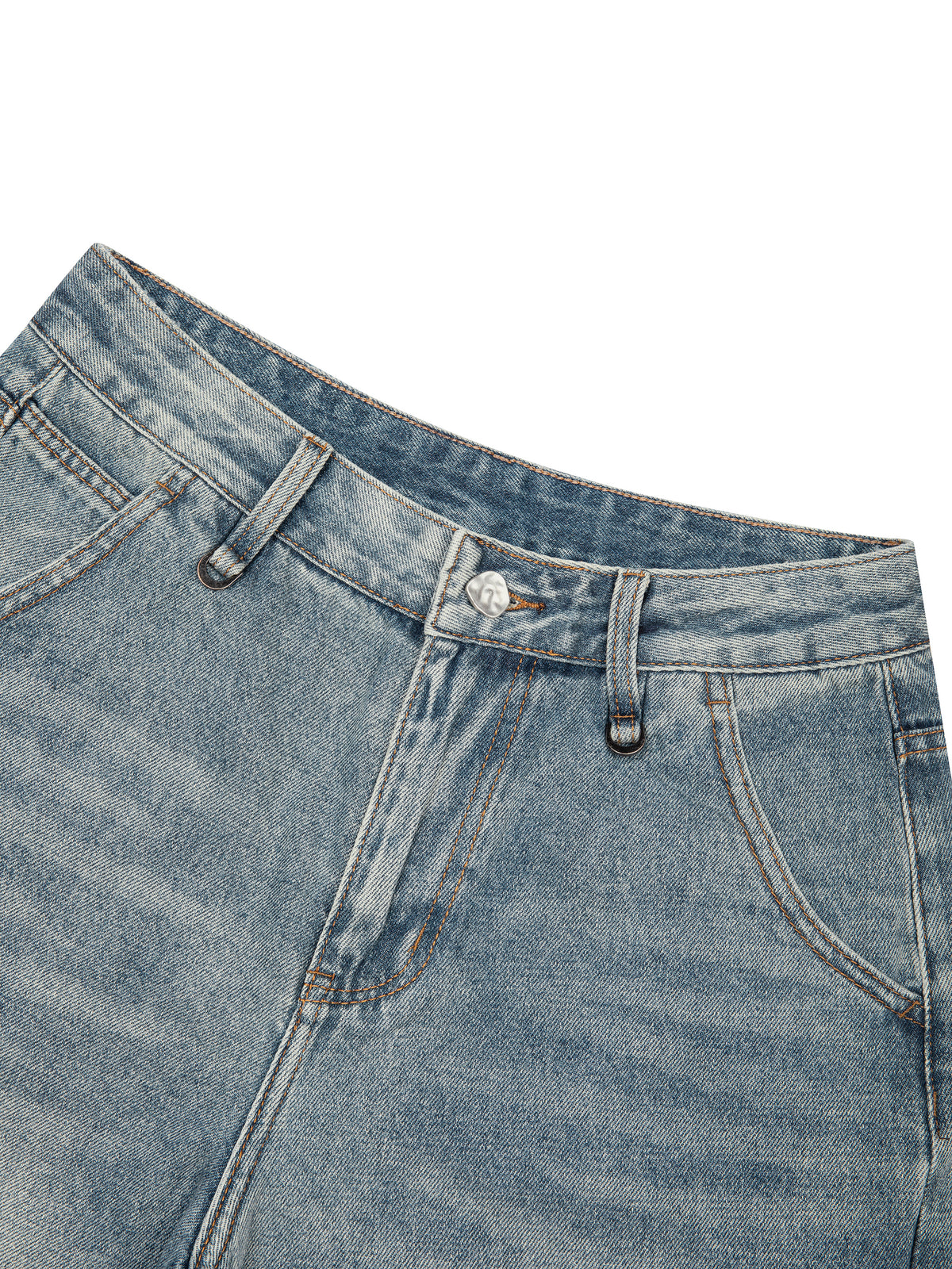 Simple - Men's Vintage Wash Denim Shorts