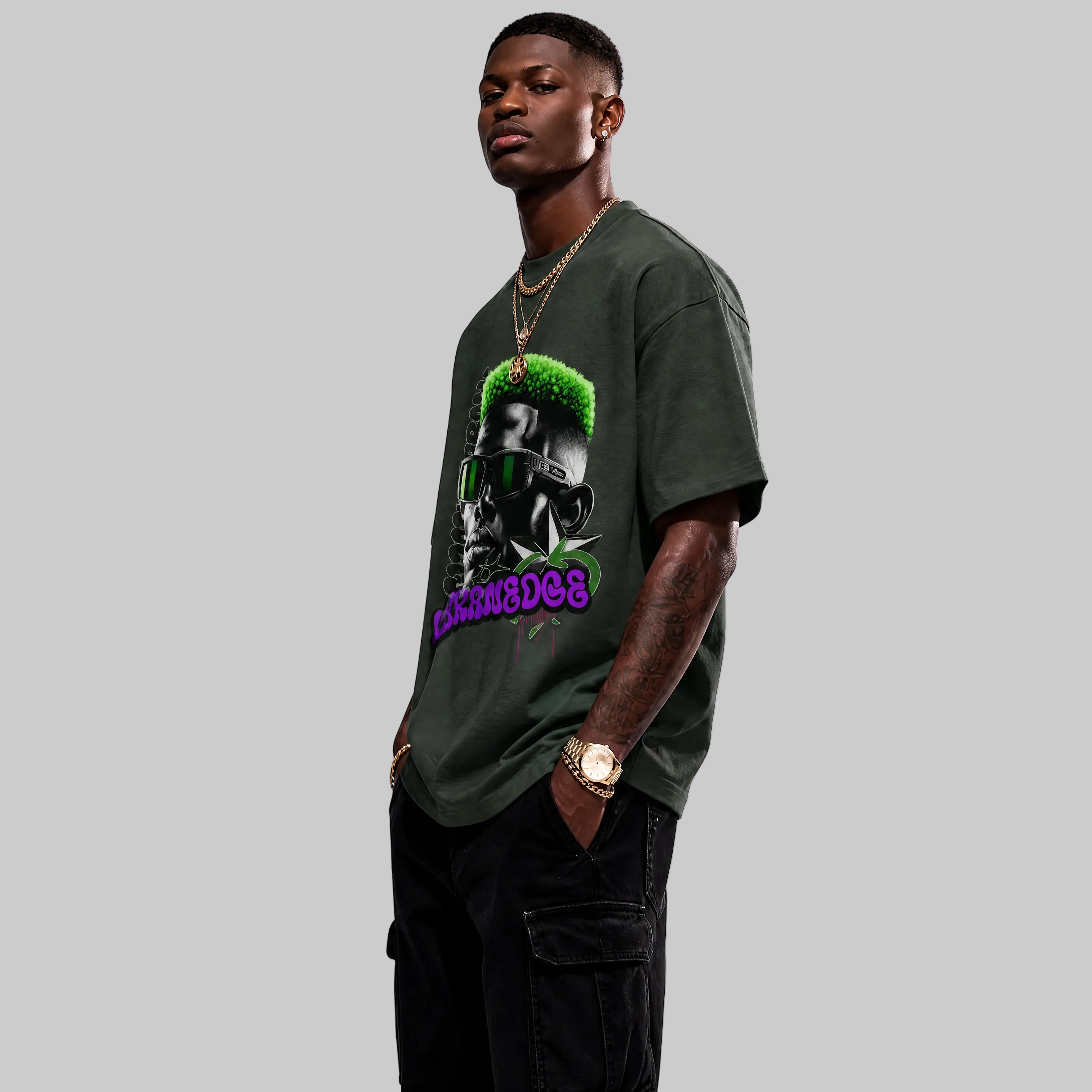 Green Phantom | Boxy T-Shirt | ILYRIANEDGE