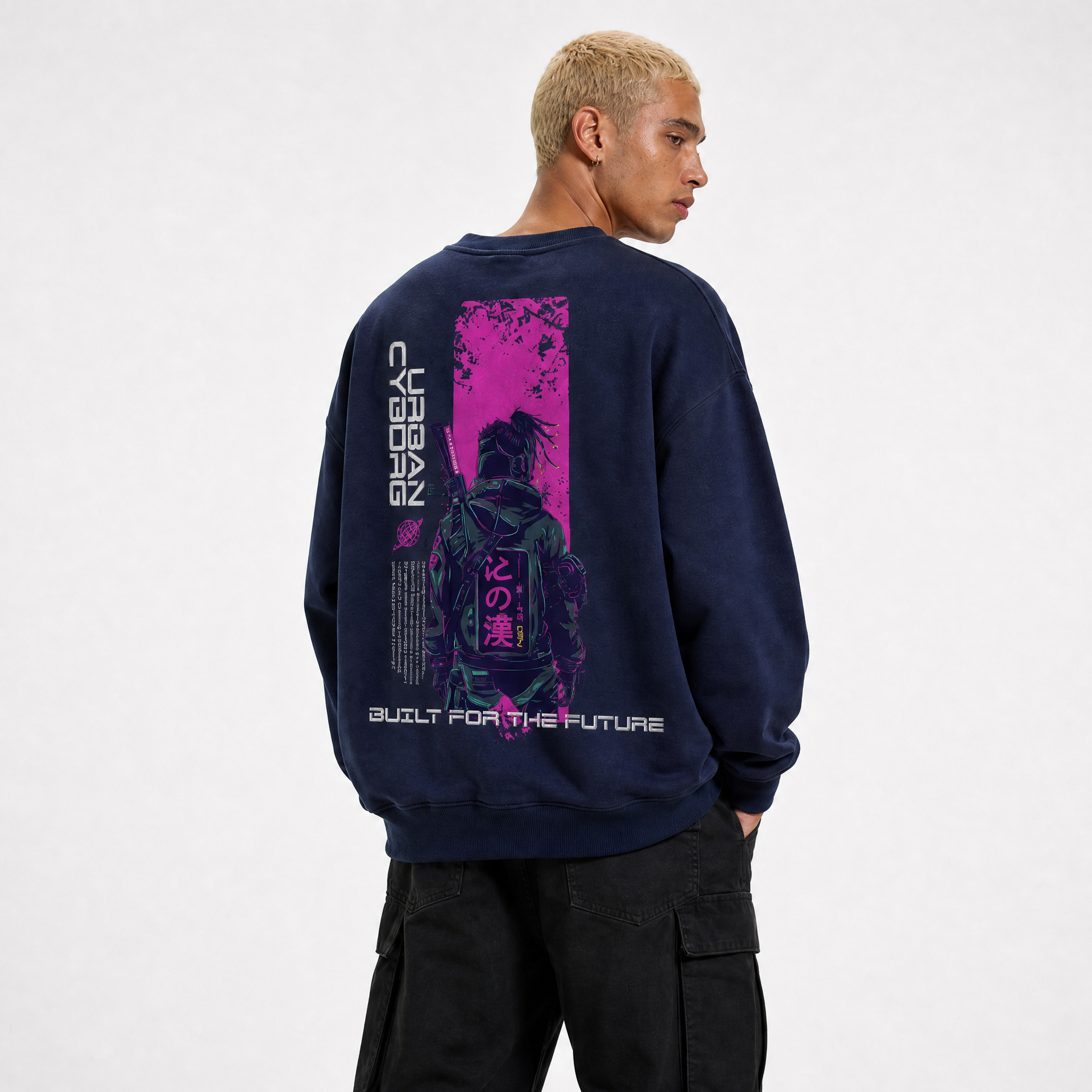 Glitch Runner | Heavyweight Sweatshirt | ILYRIANEDGE