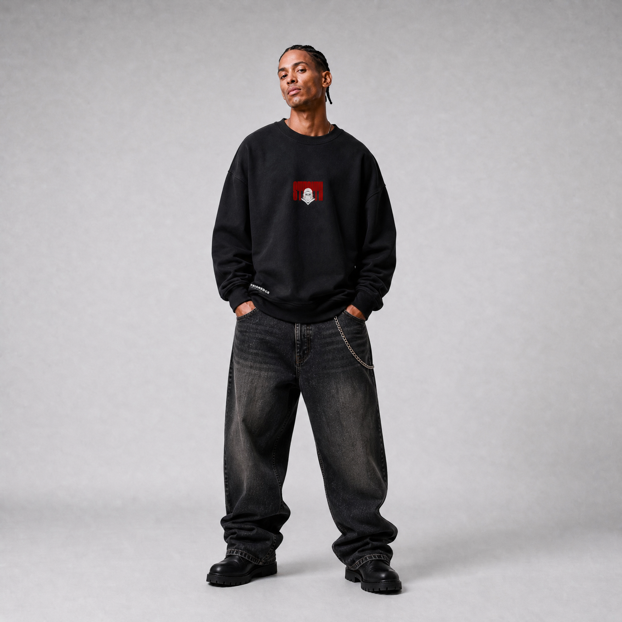 Stealth | Brushed Fleece Sweatshirt | ILYRIANEDGE