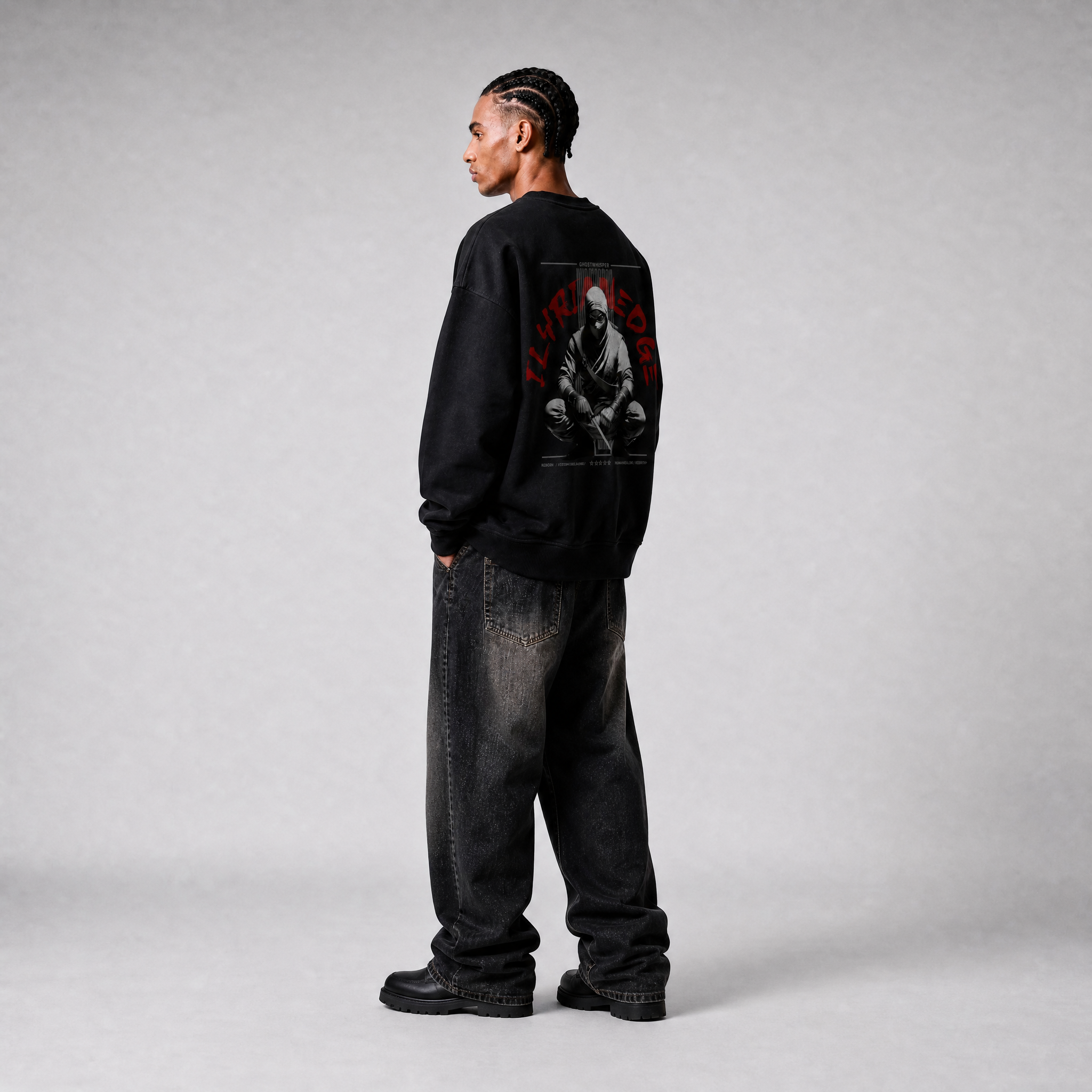 Stealth | Brushed Fleece Sweatshirt | ILYRIANEDGE