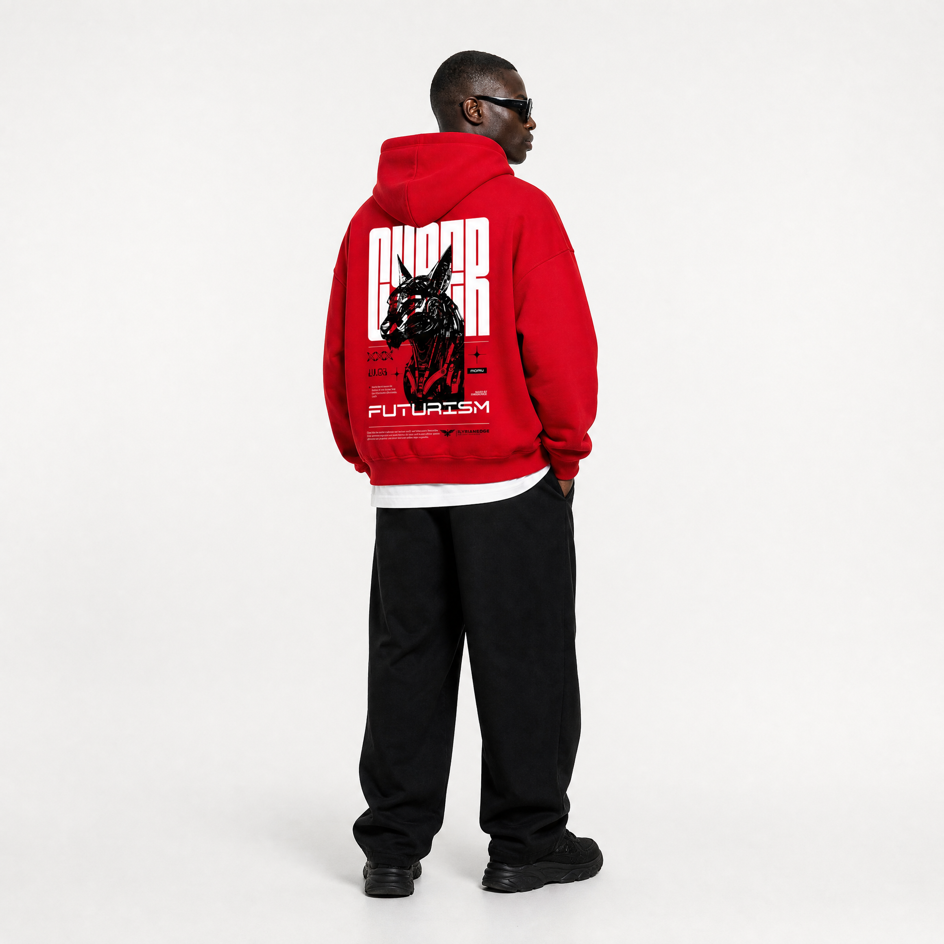 Cerberus Futurism | Boxy Hoodie | ILYRIANEDGE