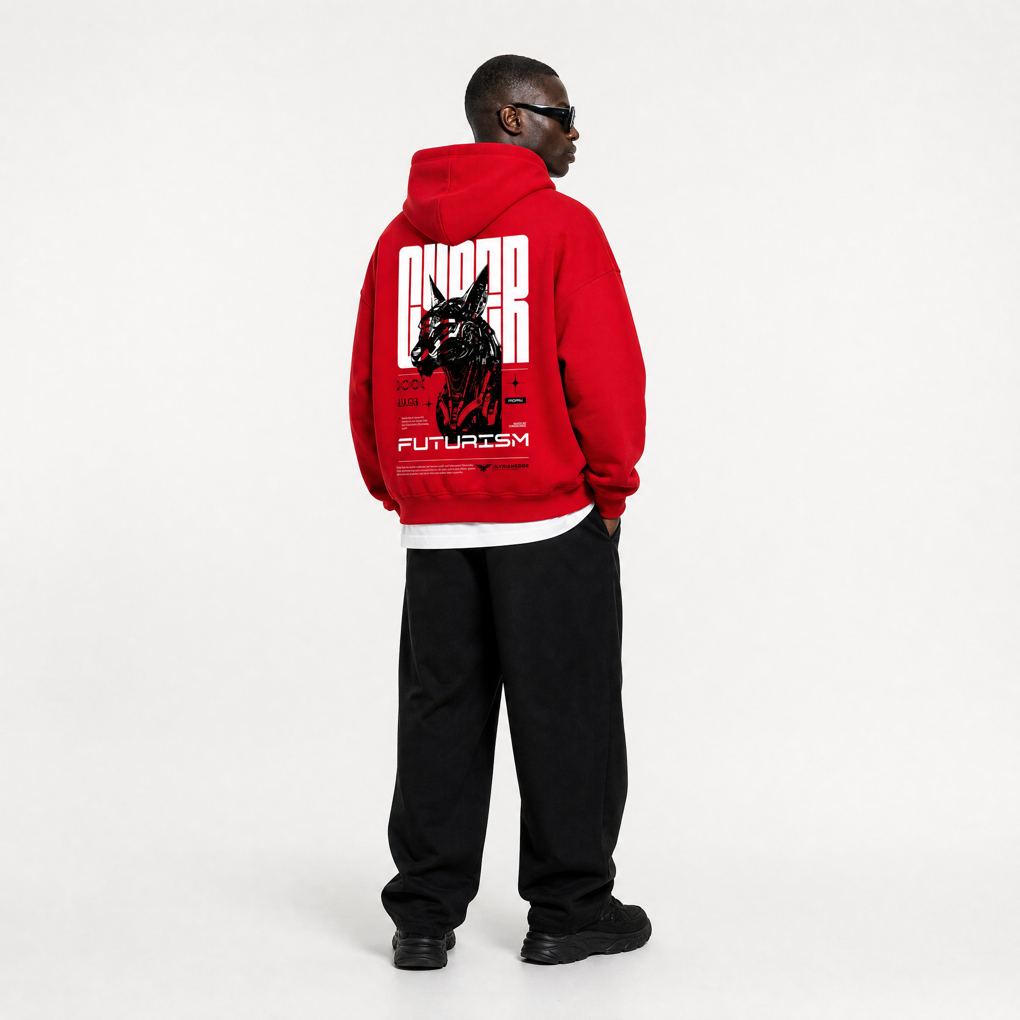 Cerberus Futurism | Boxy Hoodie | ILYRIANEDGE