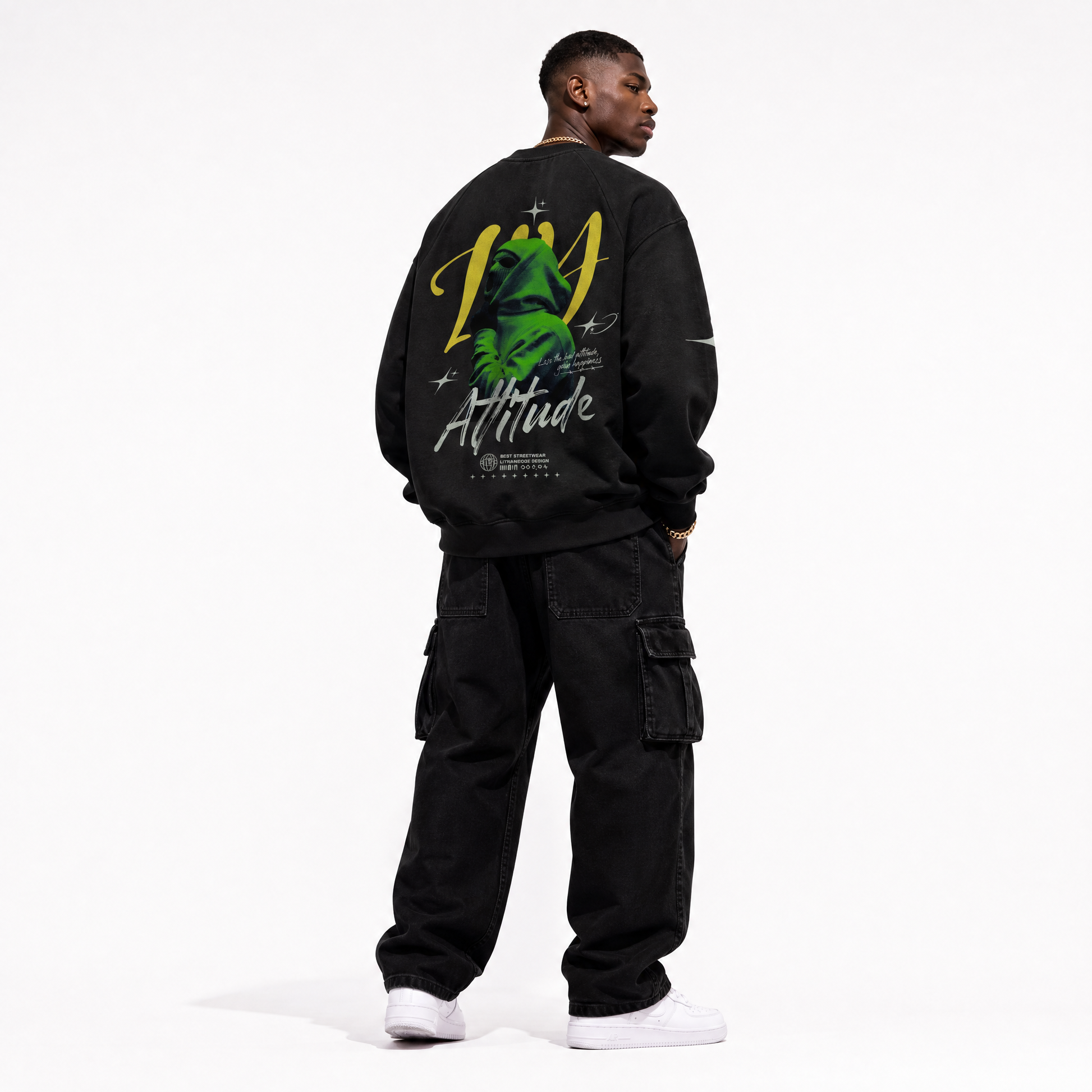 Ily Attitude | Brushed Fleece Sweatshirt | ILYRIANEDGE
