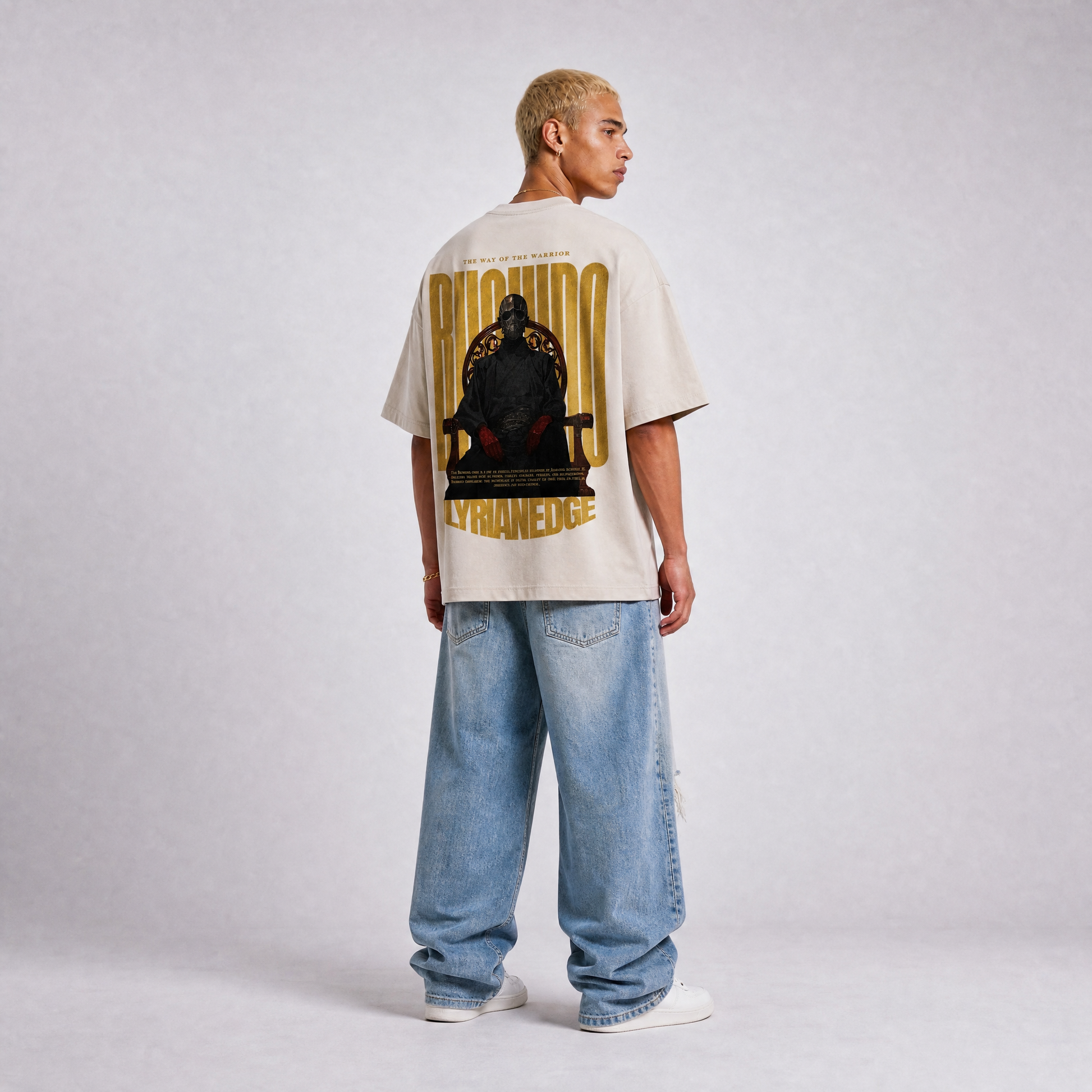 Bushido | Boxy Sun-Faded T-Shirt | ILYRIANEDGE