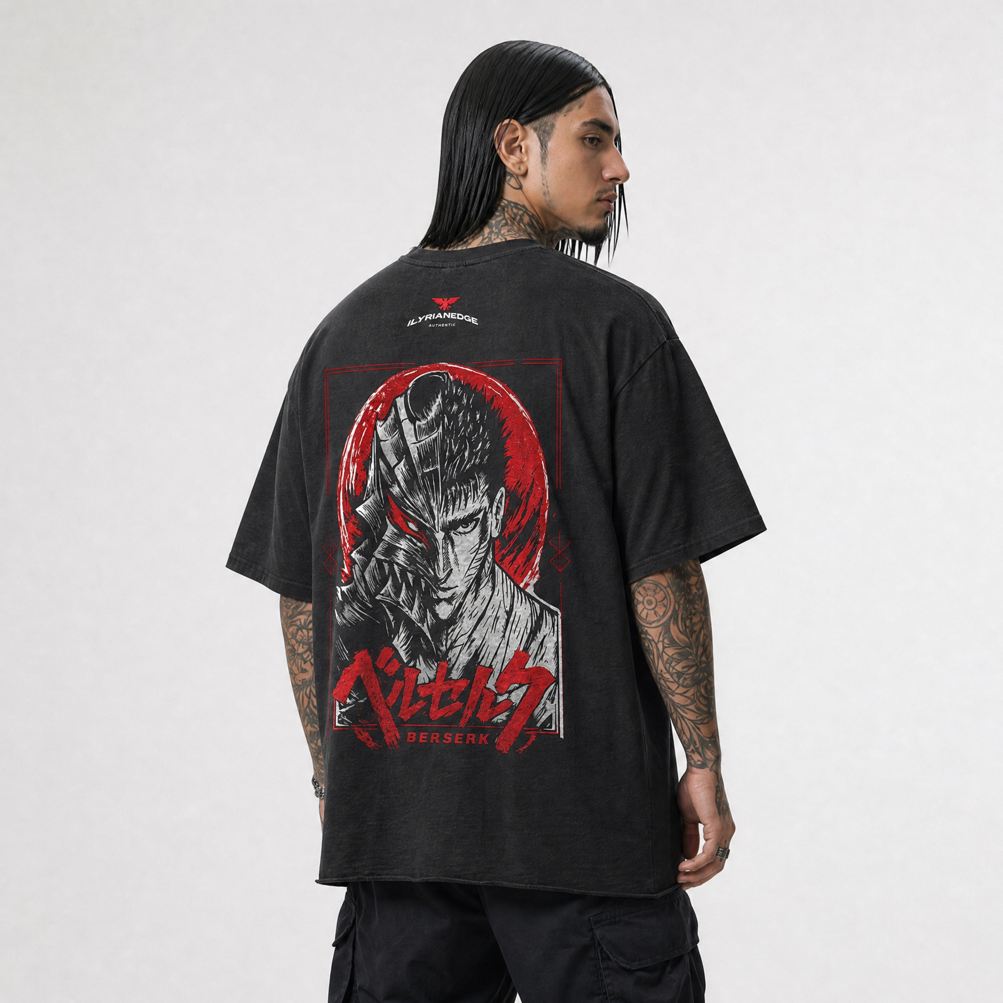 Berserk | Raw Hem T-Shirt | ILYRIANEDGE