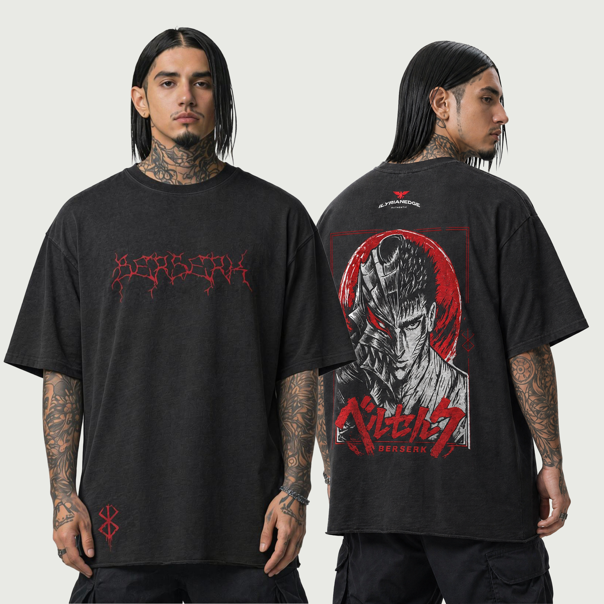 Berserk | Raw Hem T-Shirt | ILYRIANEDGE