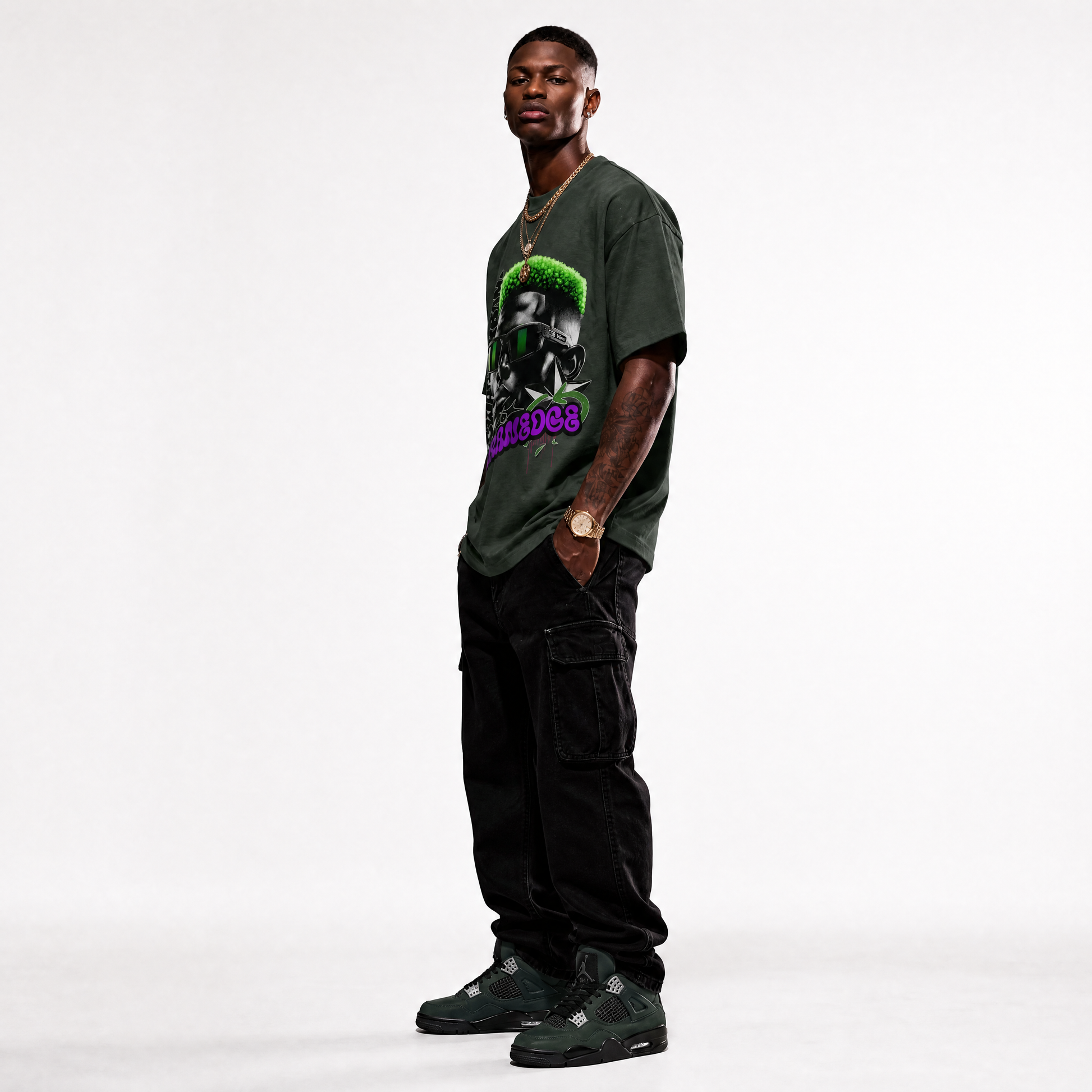 Green Phantom | Boxy T-Shirt | ILYRIANEDGE