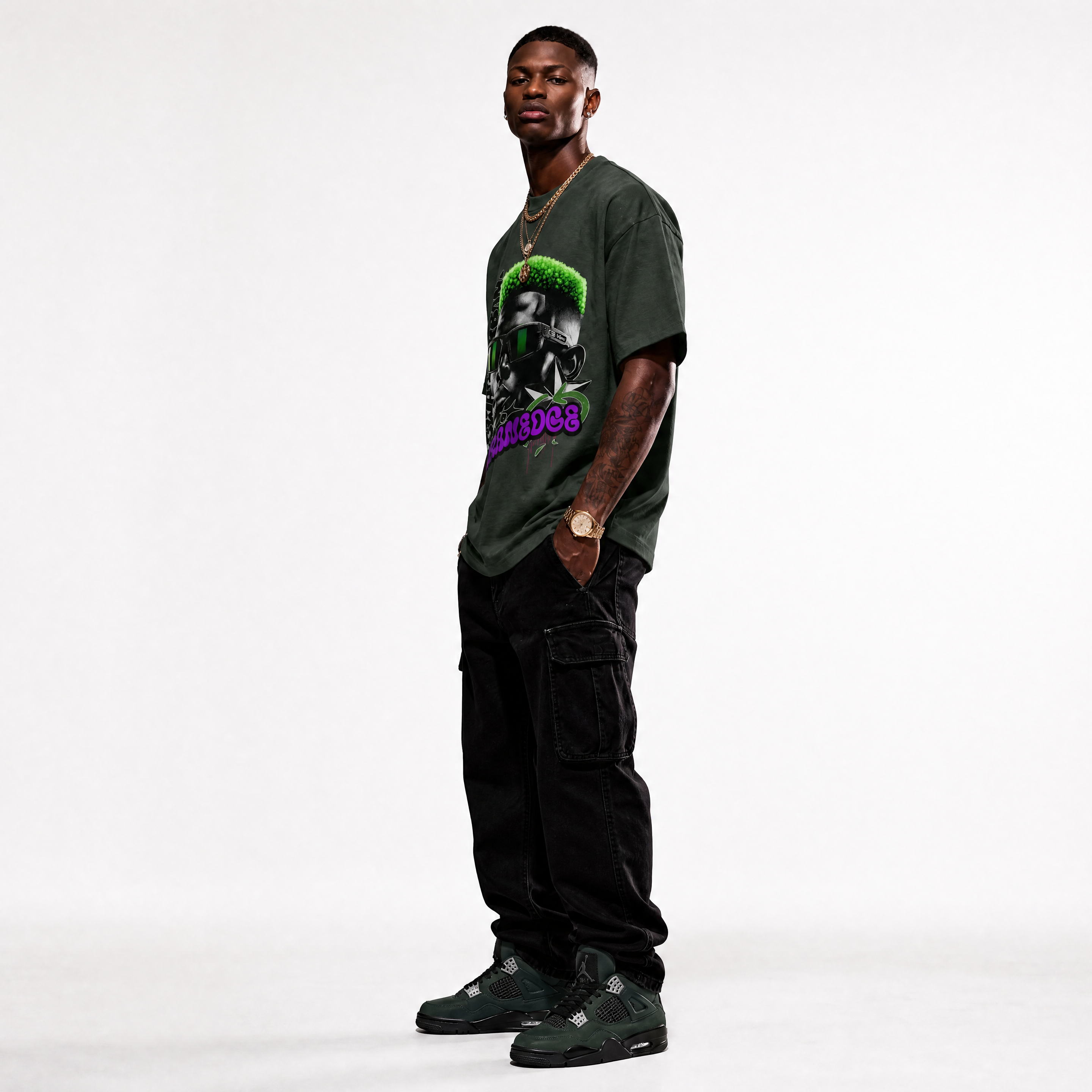 Green Phantom | Boxy T-Shirt | ILYRIANEDGE