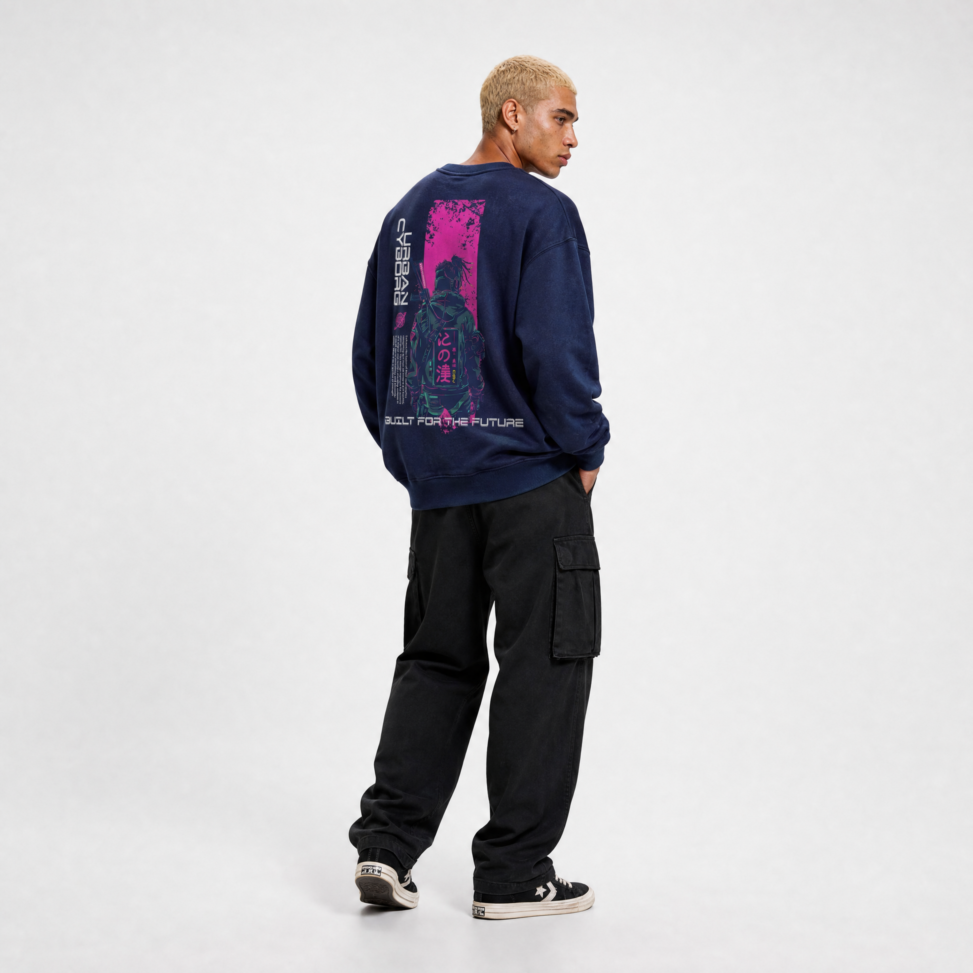 Glitch Runner | Heavyweight Sweatshirt | ILYRIANEDGE