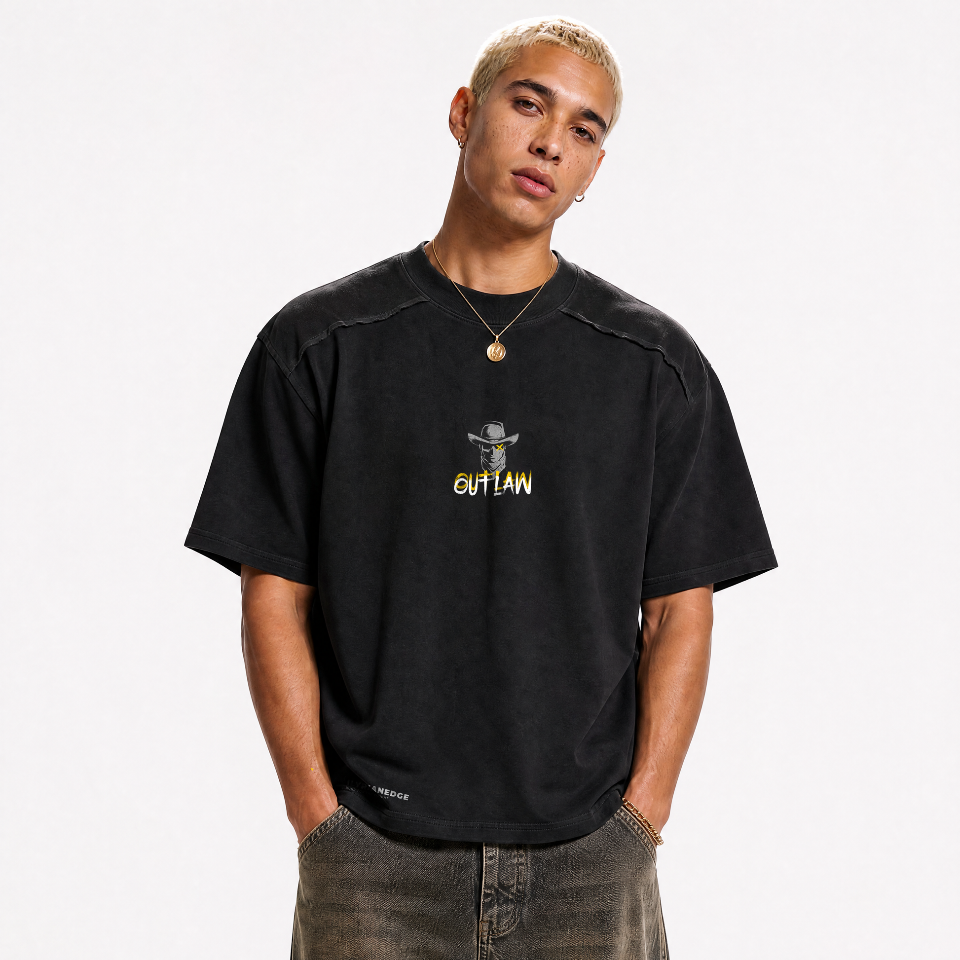 Outlaw | Paneled Boxy T-Shirt | ILYRIANEDGE