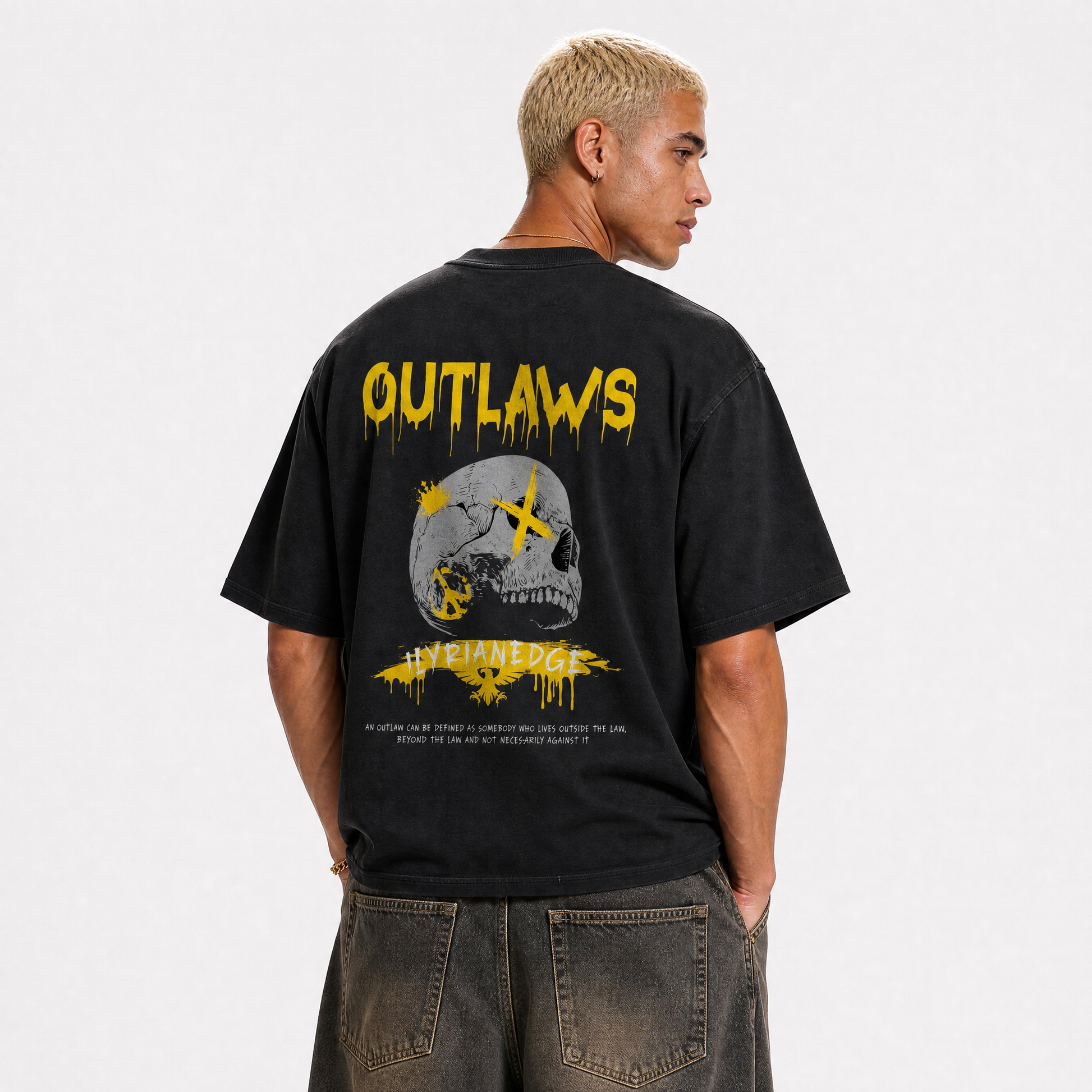 Outlaw | Paneled Boxy T-Shirt | ILYRIANEDGE