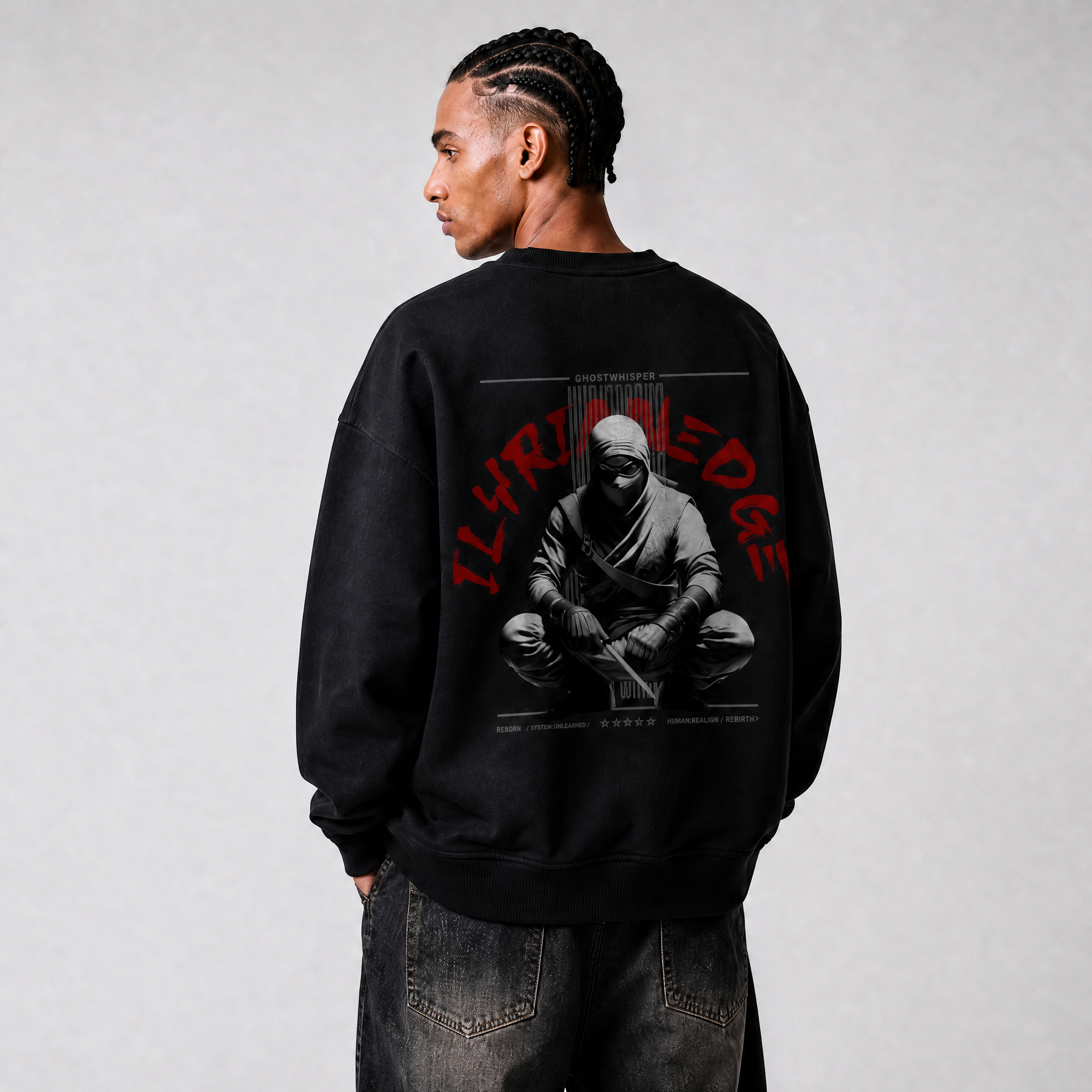 Stealth | Brushed Fleece Sweatshirt | ILYRIANEDGE