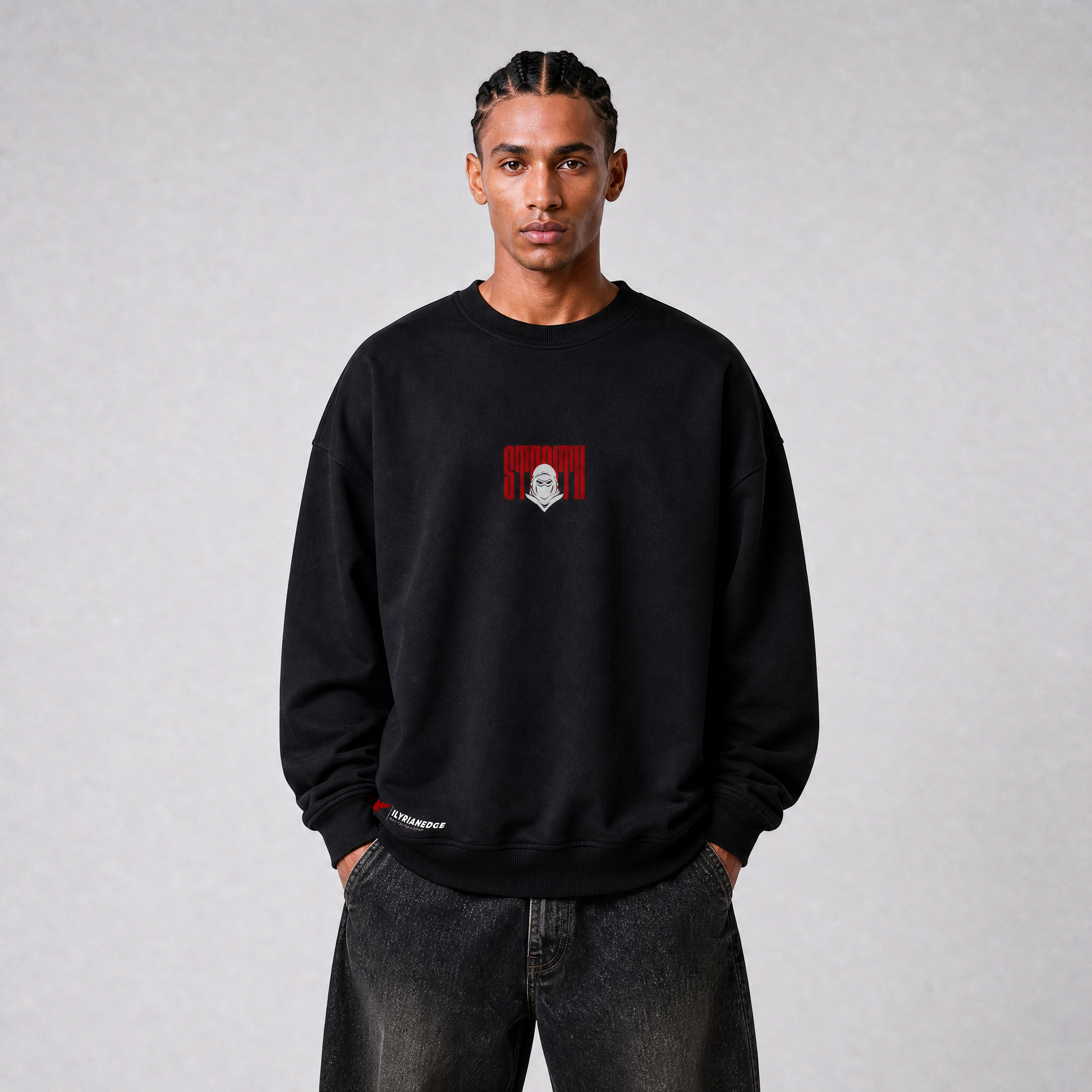 Stealth | Brushed Fleece Sweatshirt | ILYRIANEDGE