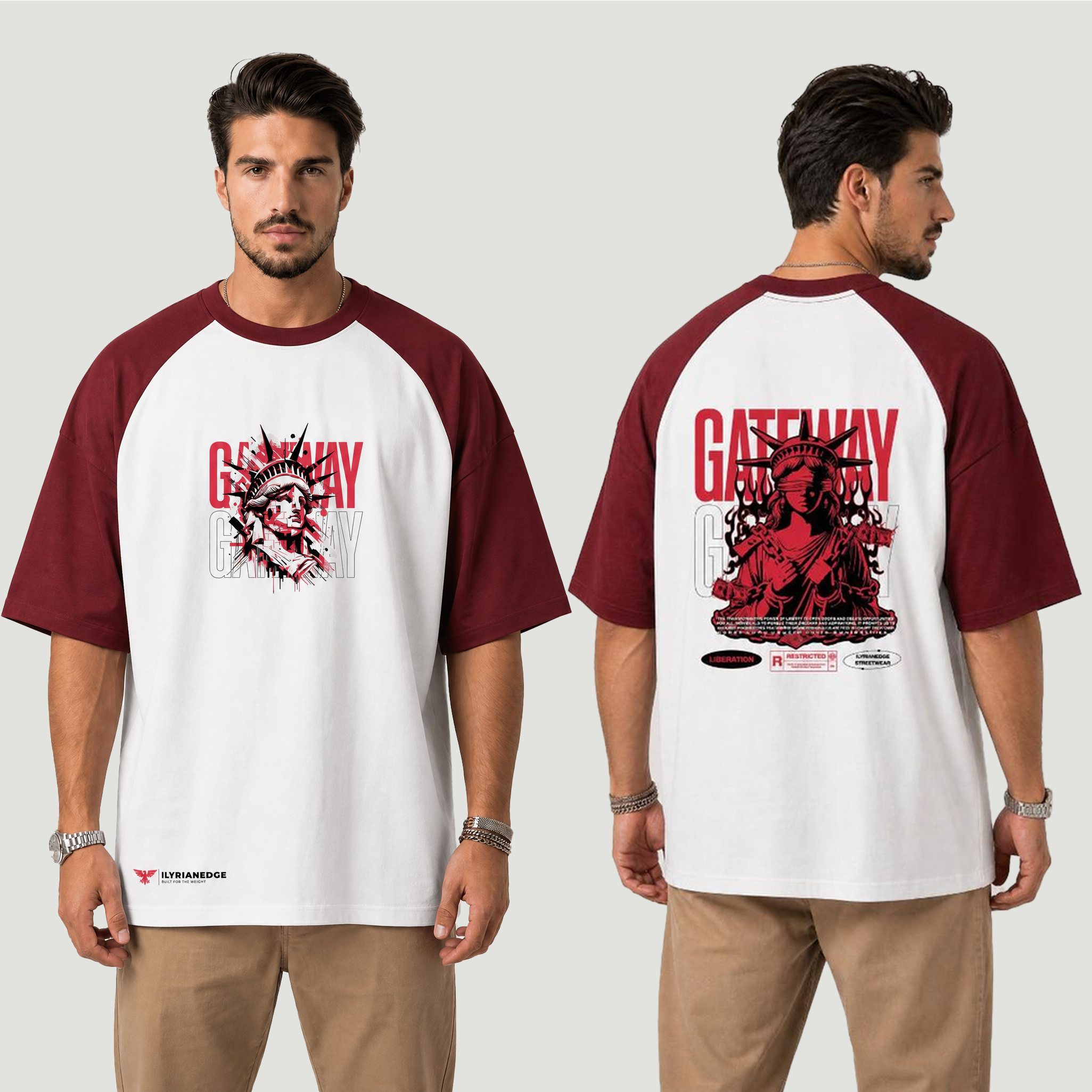 Gateway | Oversized Baseball Tee | ILYRIANEDGE