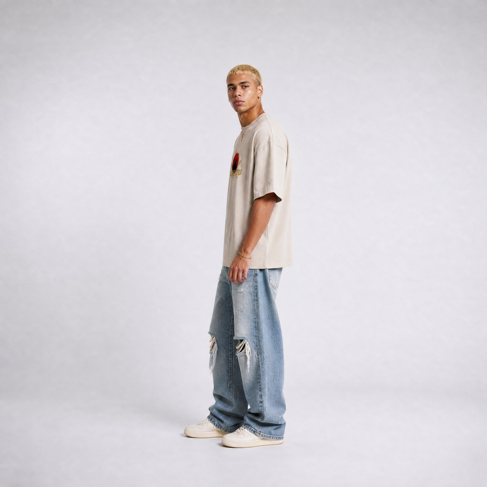 Bushido | Boxy Sun-Faded T-Shirt | ILYRIANEDGE