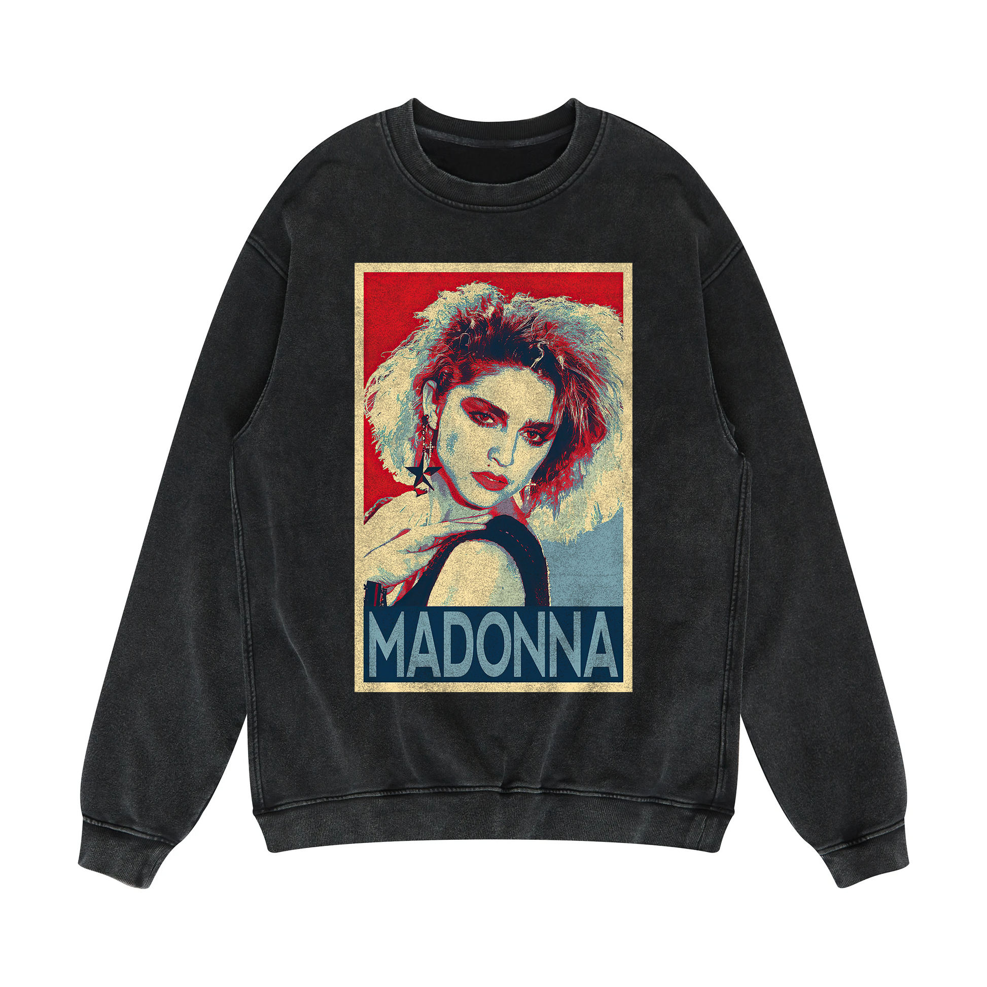 Madonna | Oversized Faded Sweatshirt | ILYRIANEDGE