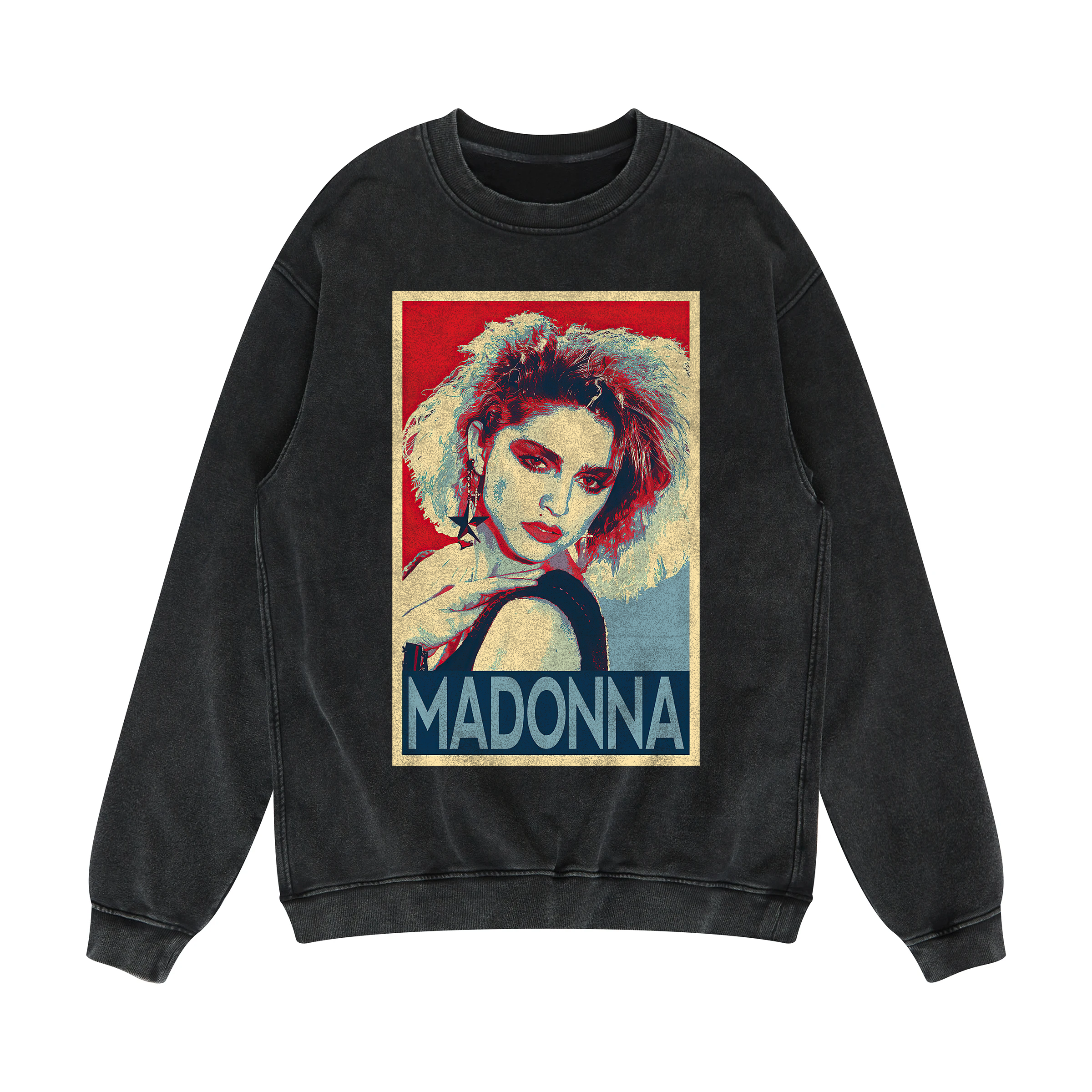 Madonna | Oversized Faded Sweatshirt | ILYRIANEDGE