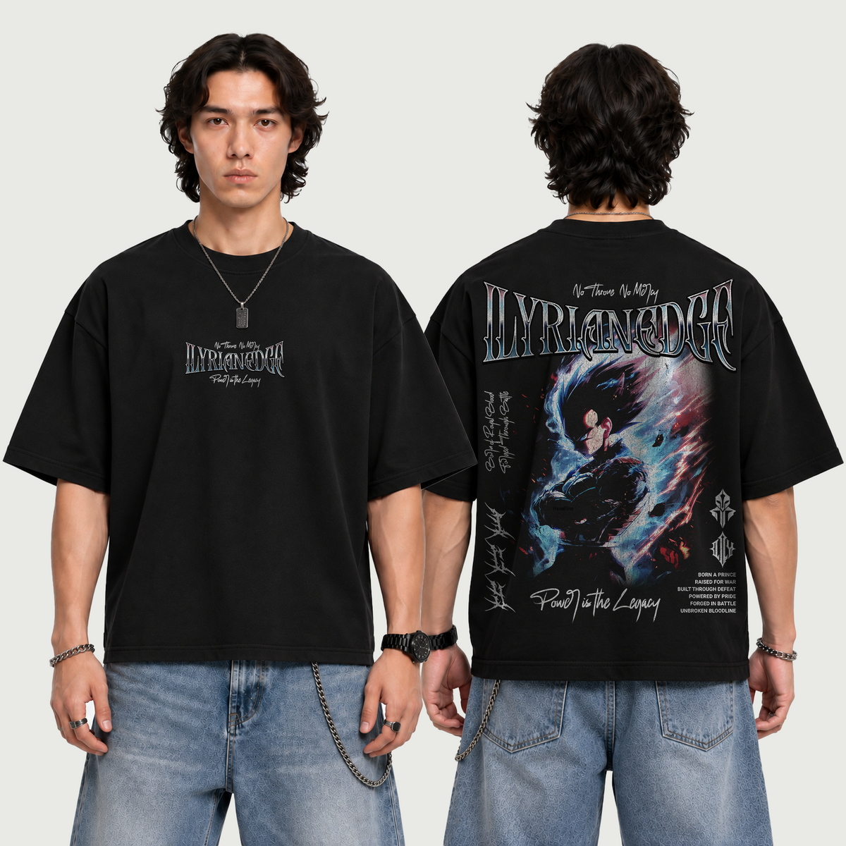 Royal Blood | 280GSM Boxy T-Shirt | ILYRIANEDGE