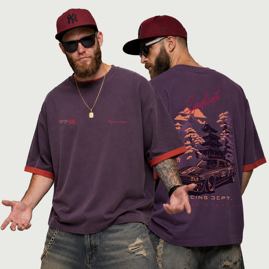 Syndicate | Premium Contrast Cuff Oversized T-Shirt | ILYRIANEDGE