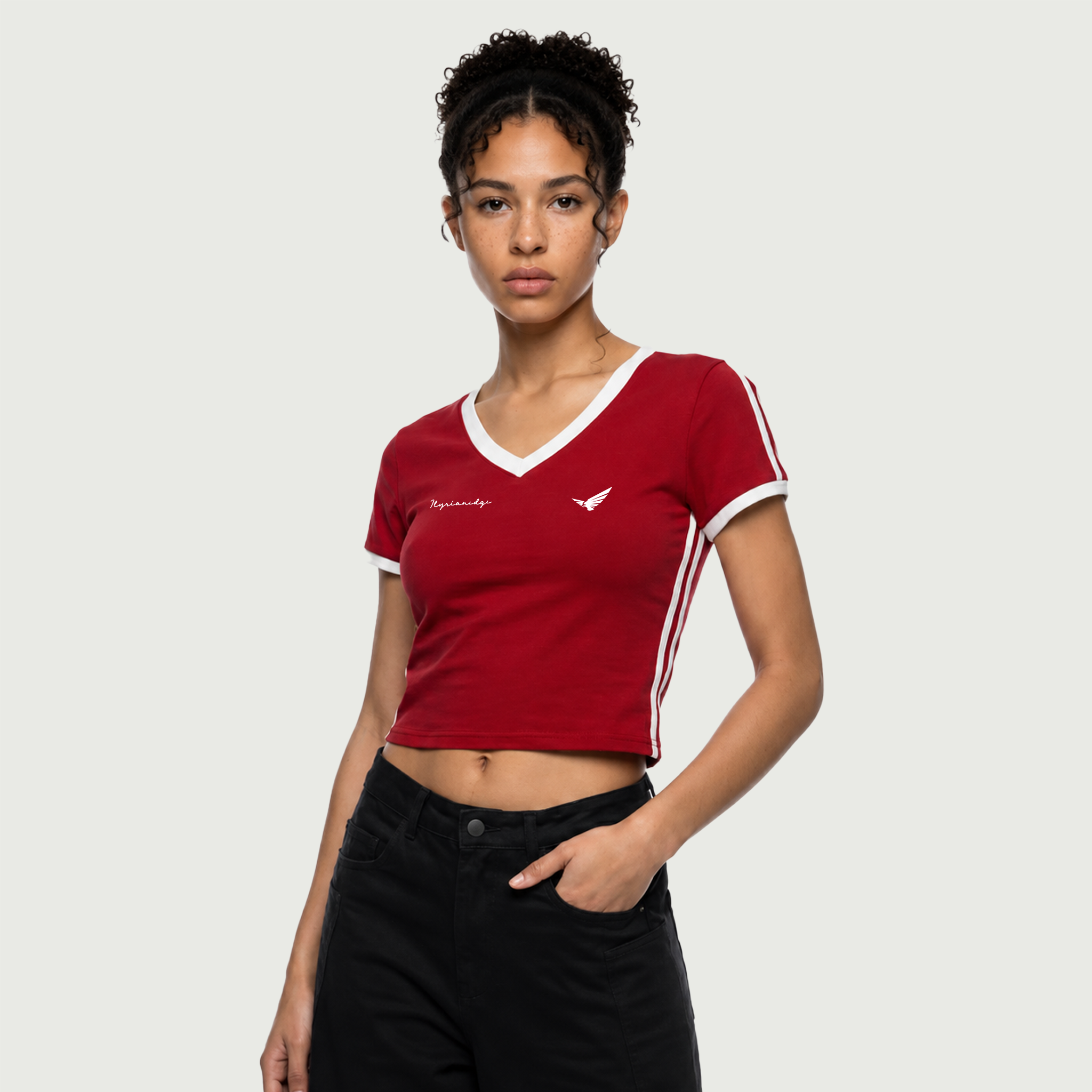 Everyday Beginnings | V-Neck Crop T-Shirt | ILYRIANEDGE