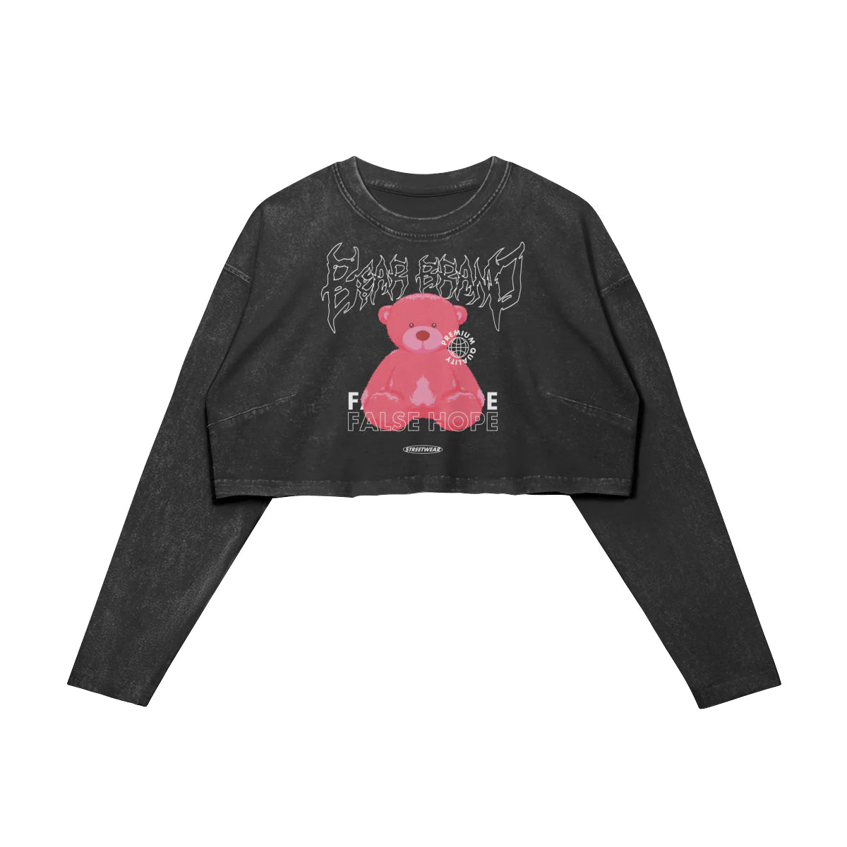 False Hope | Raw Hem Crop Top | ILYRIANEDGE