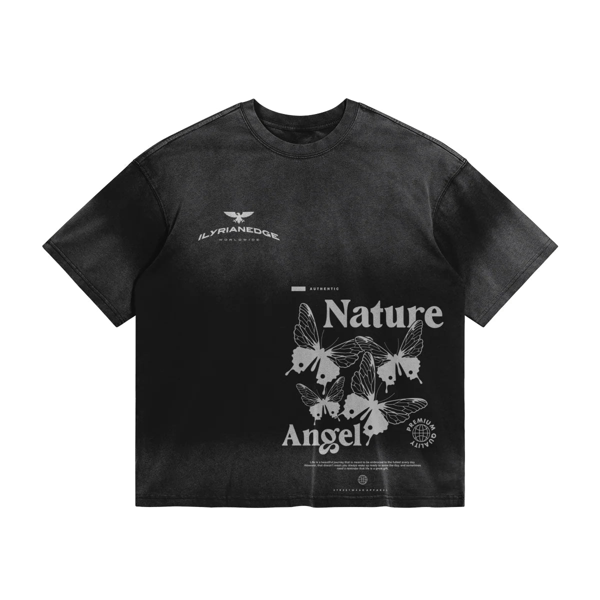 Nature - 260GSM Unisex Boxy Tie-dyed T-shirt