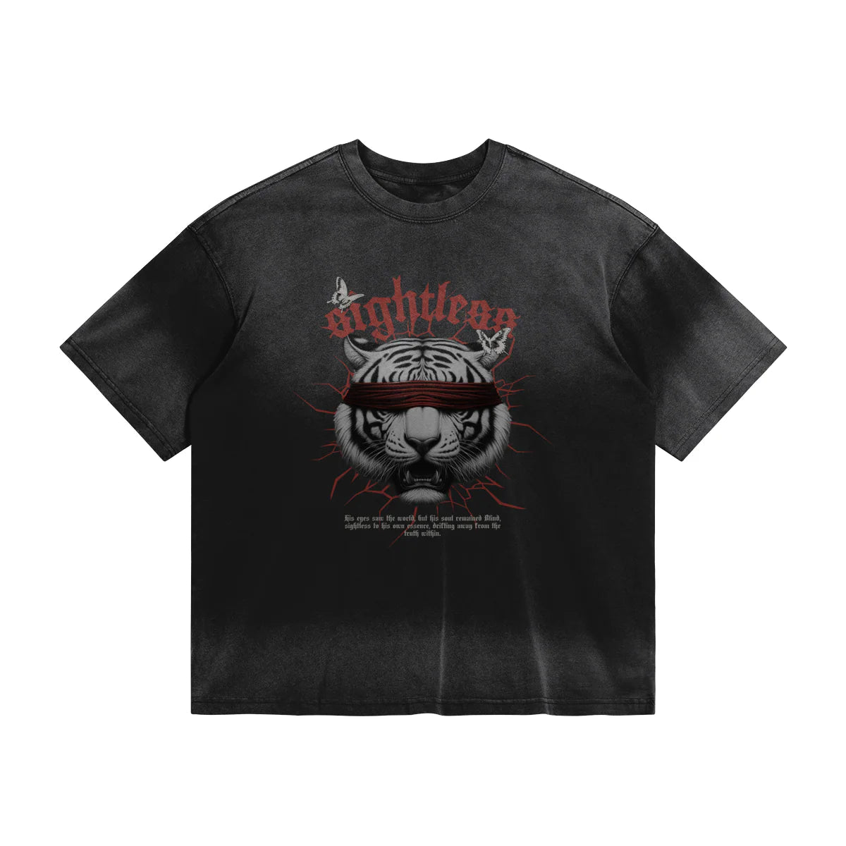 Sightless - 260GSM Unisex Boxy Tie-dyed T-shirt