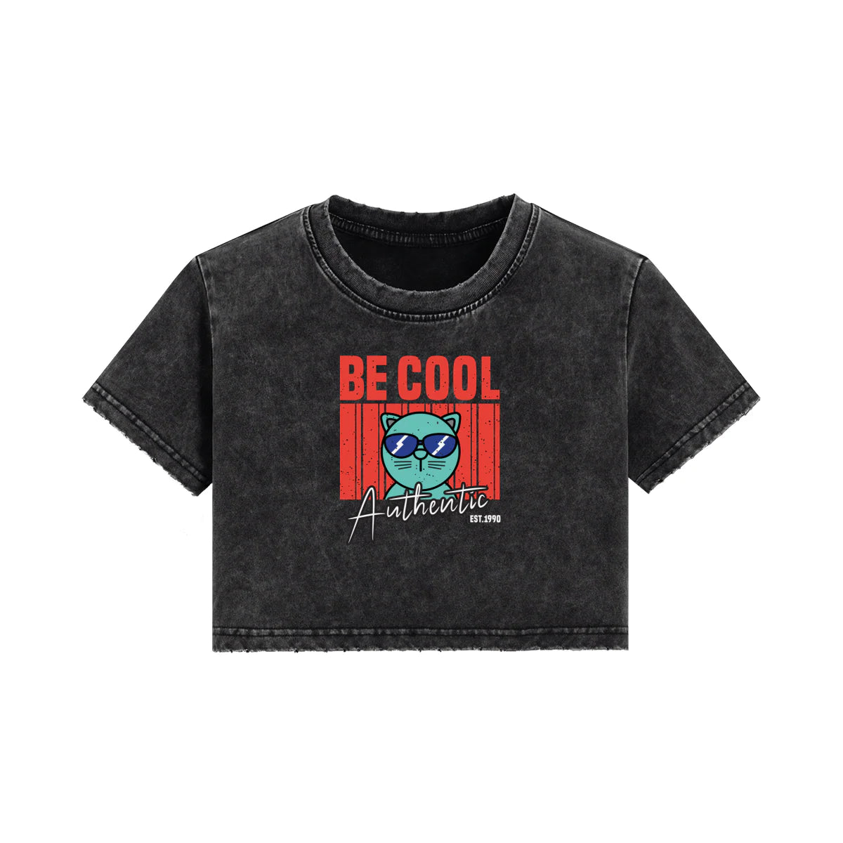 Be Cool | Women's Snow Wash Crop Top | ILYRIANEDGE