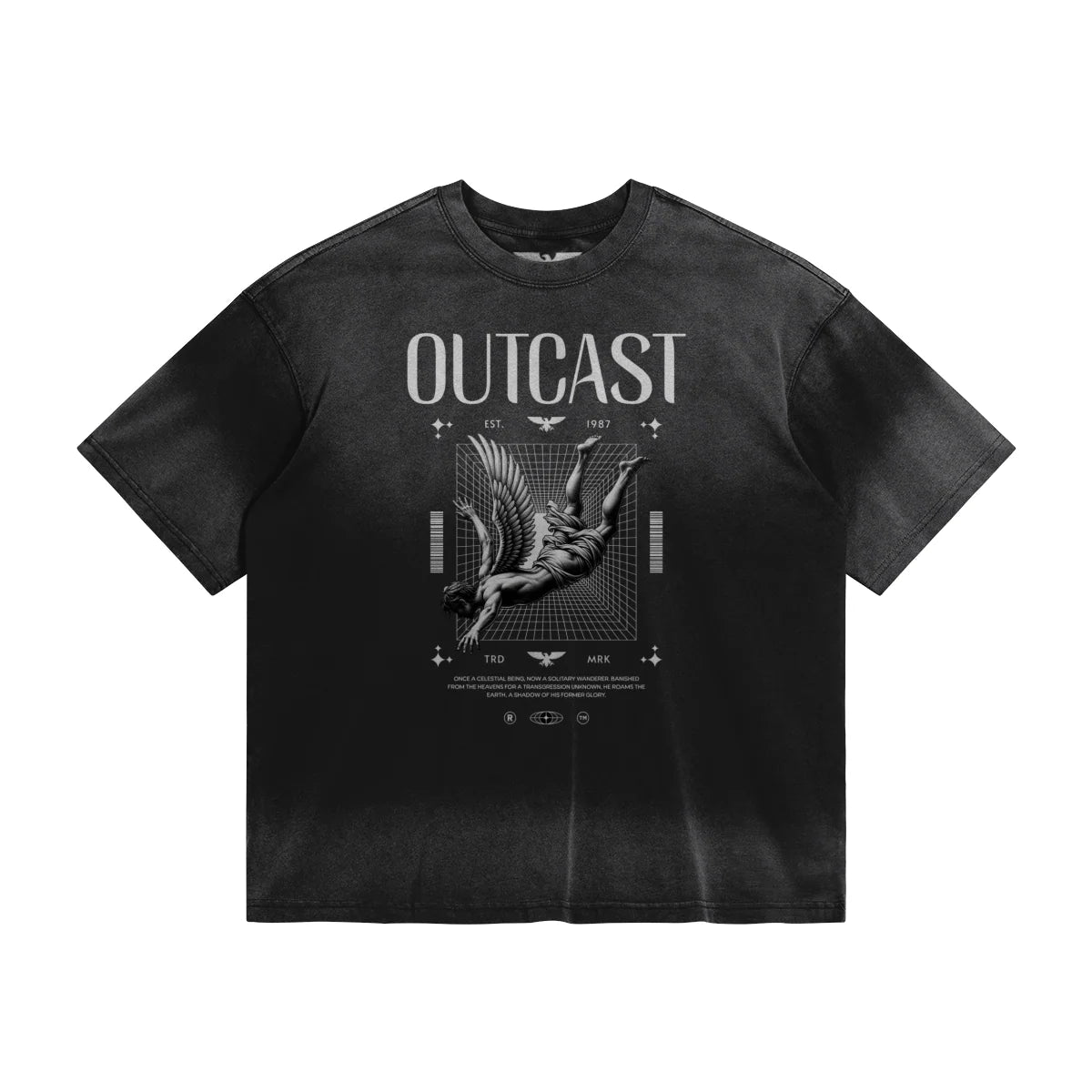 Outcast | Boxy Tie-Dyed T-Shirt | ILYRIANEDGE