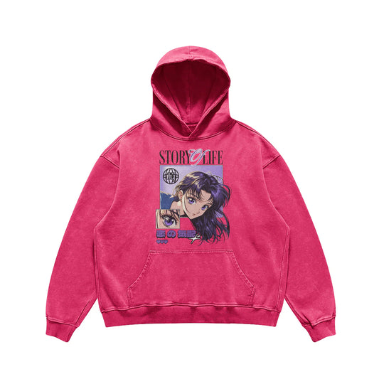 Story Of Life - 440GSM Unisex Super Heavyweight Oversized Faded