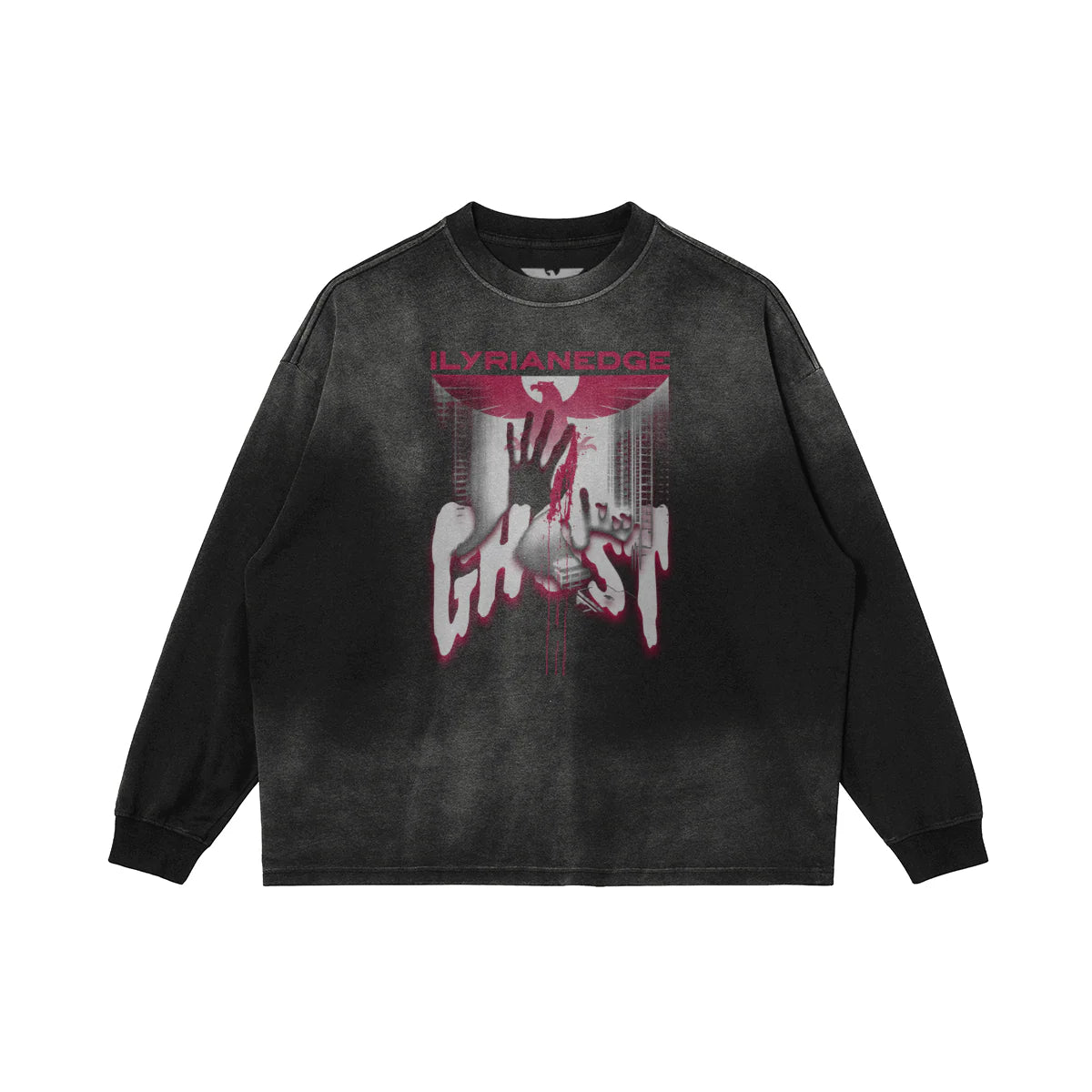 Ghost | Oversized Sun-Faded Long Sleeve | ILYRIANEDGE