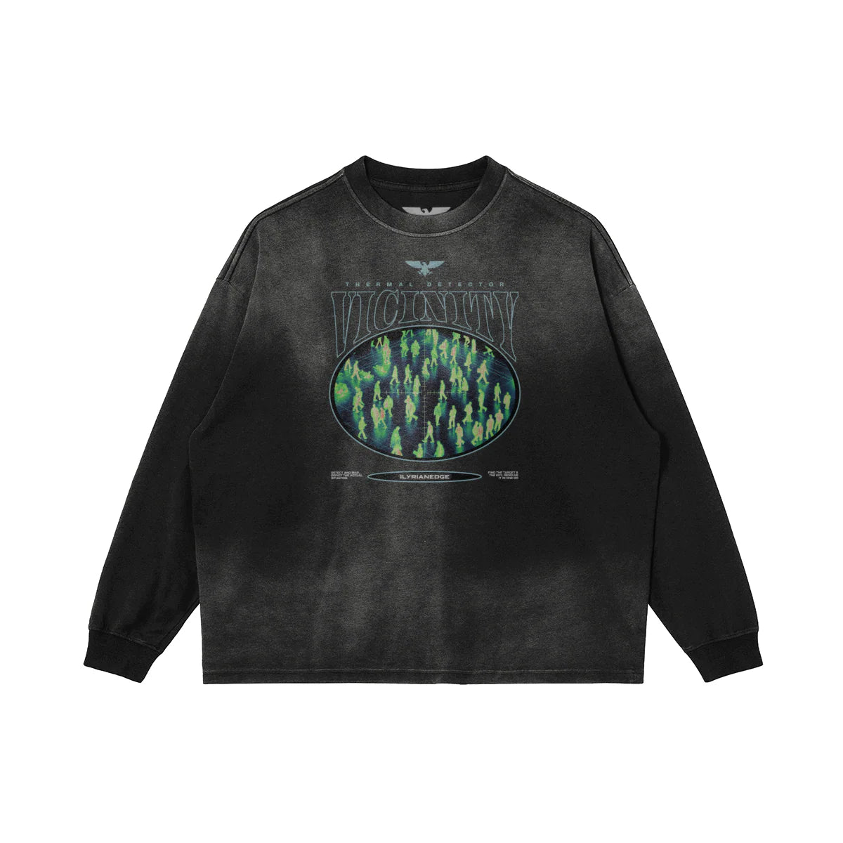 Vicinity - 260GSM Unisex Oversized Sun Faded Long Sleeve Top