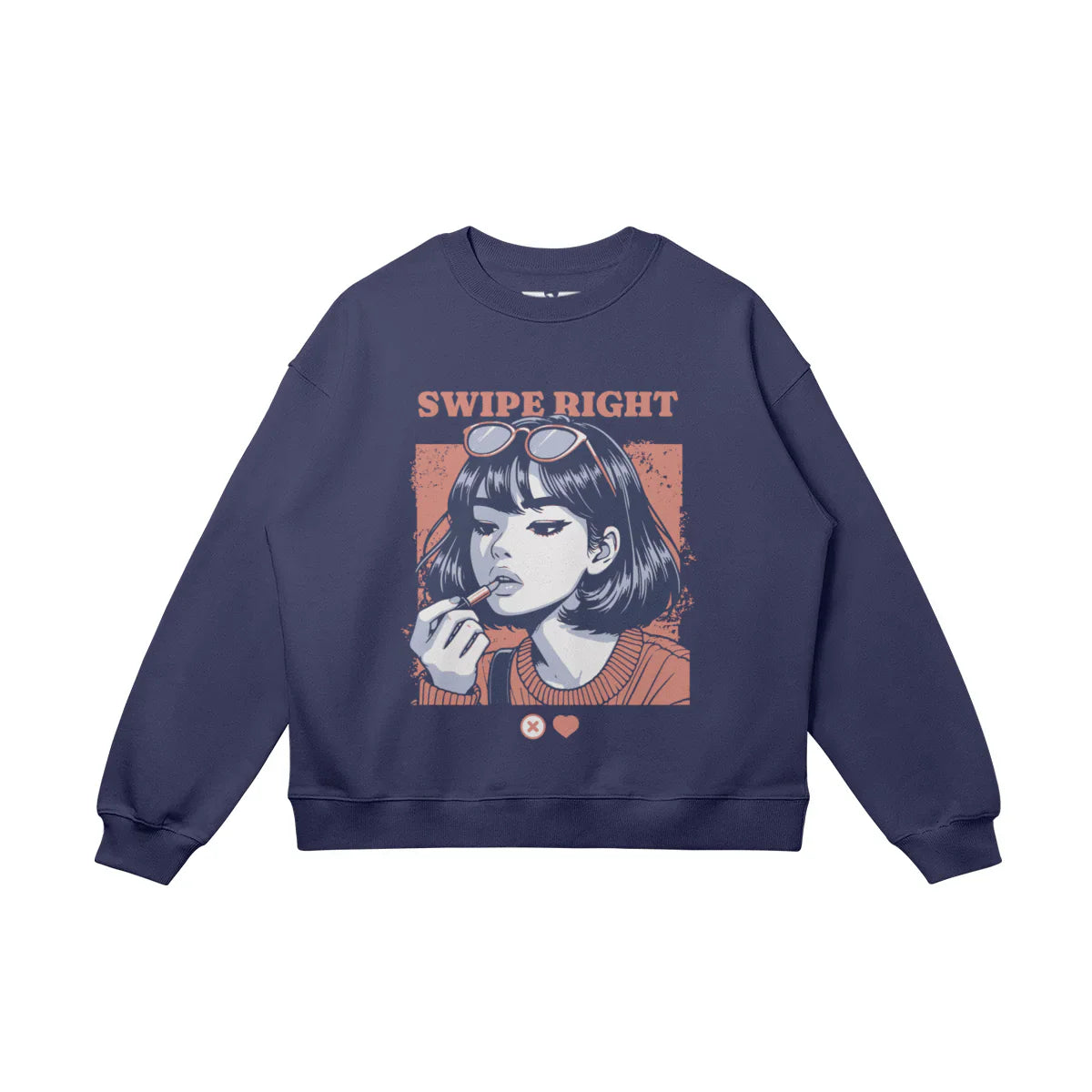 Swipe Right | Heavyweight Oversized Sweatshirt | ILYRIANEDGE