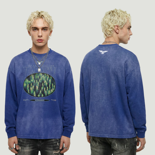 Vicinity - 260GSM Unisex Oversized Sun Faded Long Sleeve Top