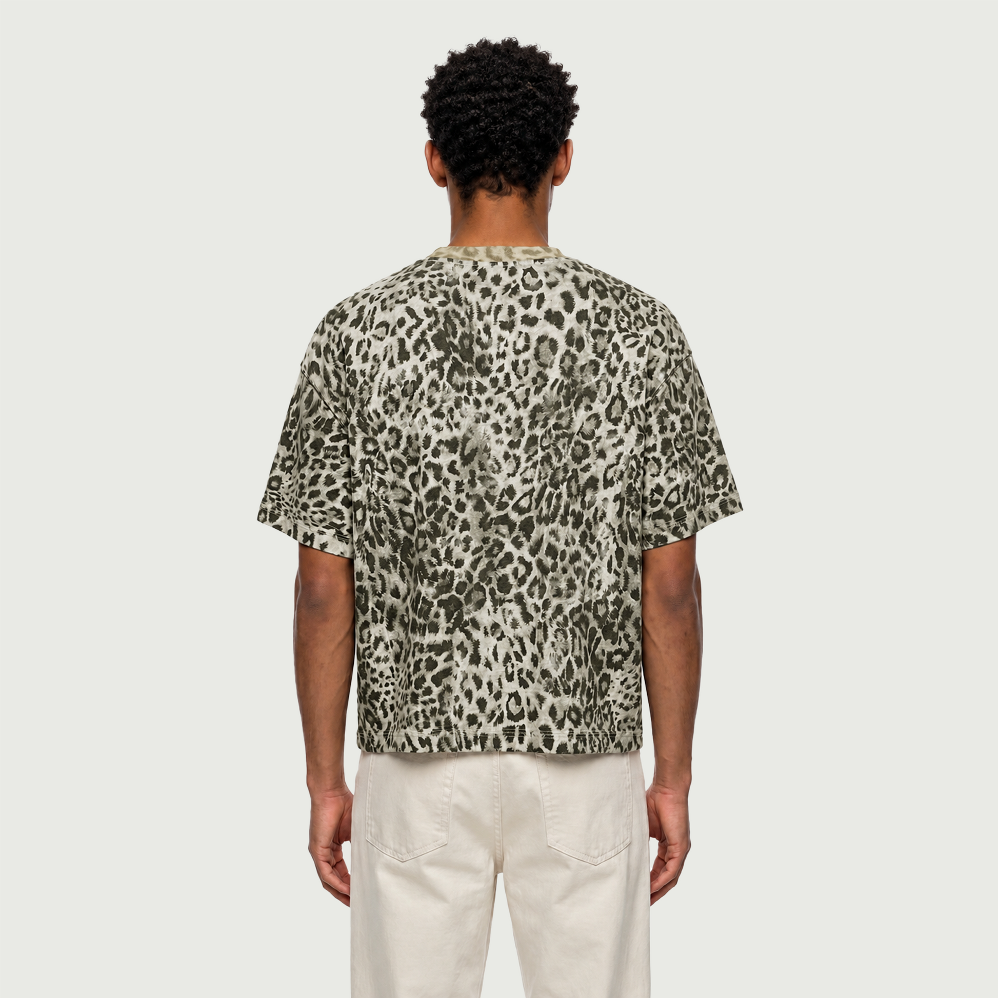 Wild Instinct | Leopard Print Boxy Oversized Tee | ILYRIANEDGE