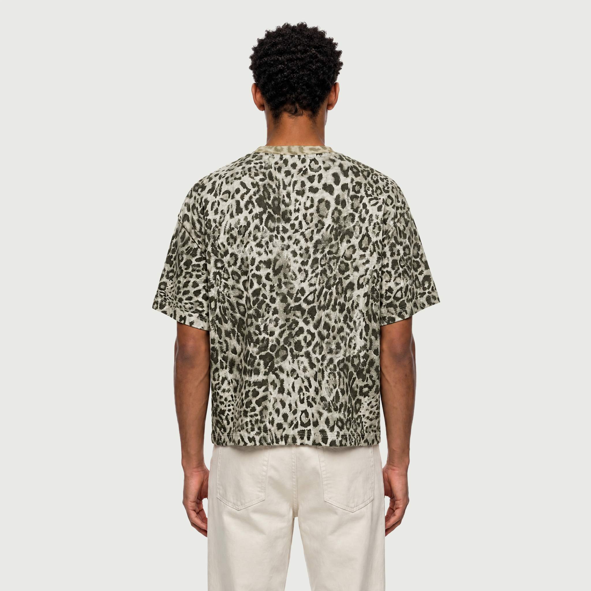 Wild Instinct | Leopard Print Boxy Oversized Tee | ILYRIANEDGE