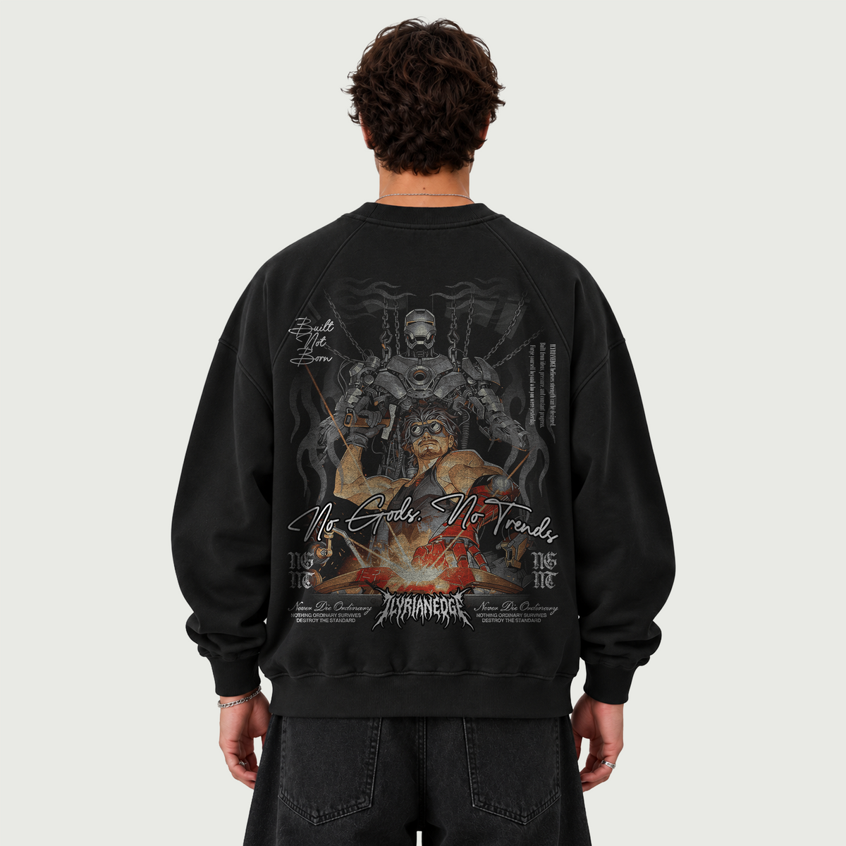 Mechanical Soul | Brushed Fleece  Heavyweight Sweatshirt | ILYRIANEDGE